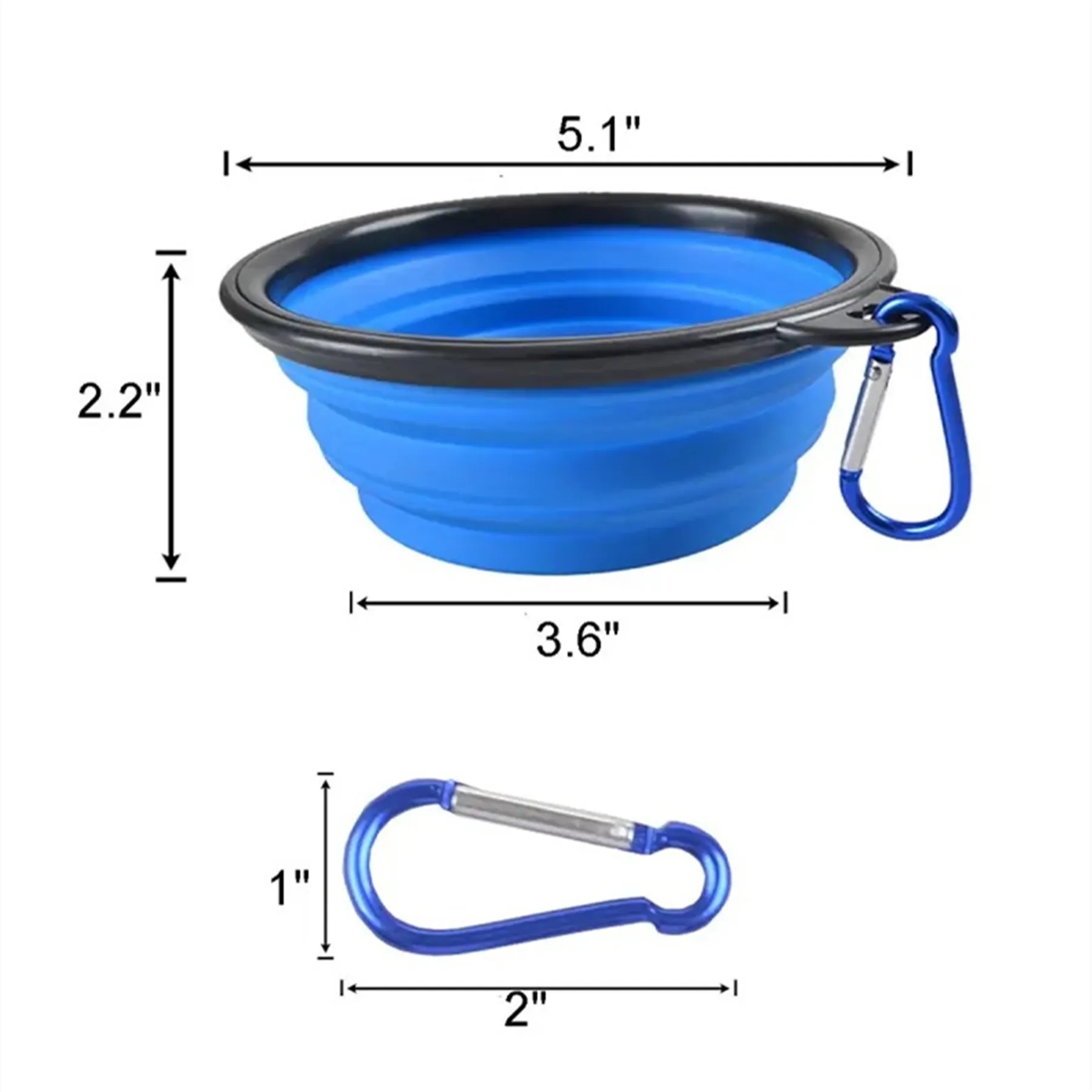 12oz Collapsible Pet Bowl MOQ100 15