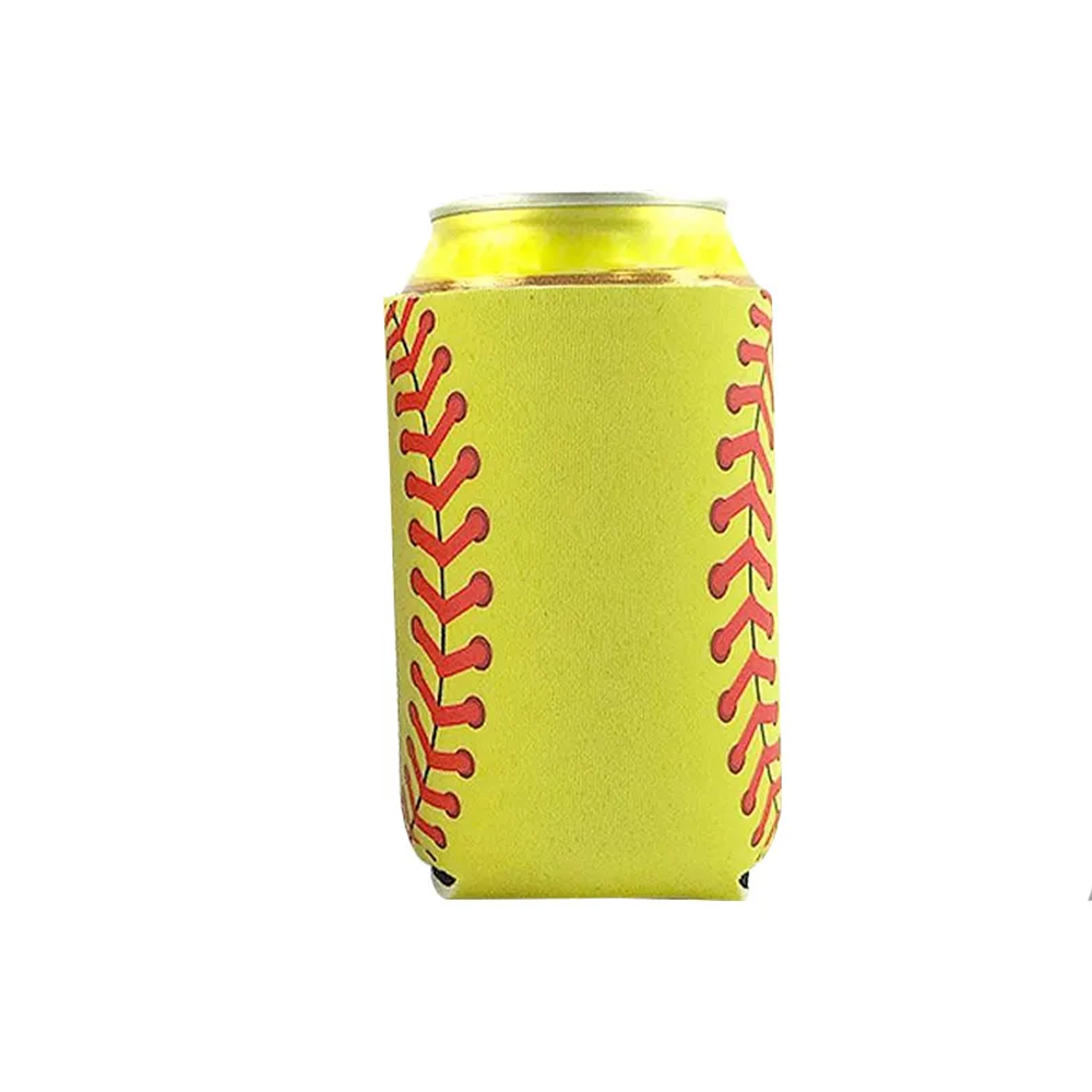 Baseball Swingsleeve Can Cooler, custom koozie with logo imprint 2