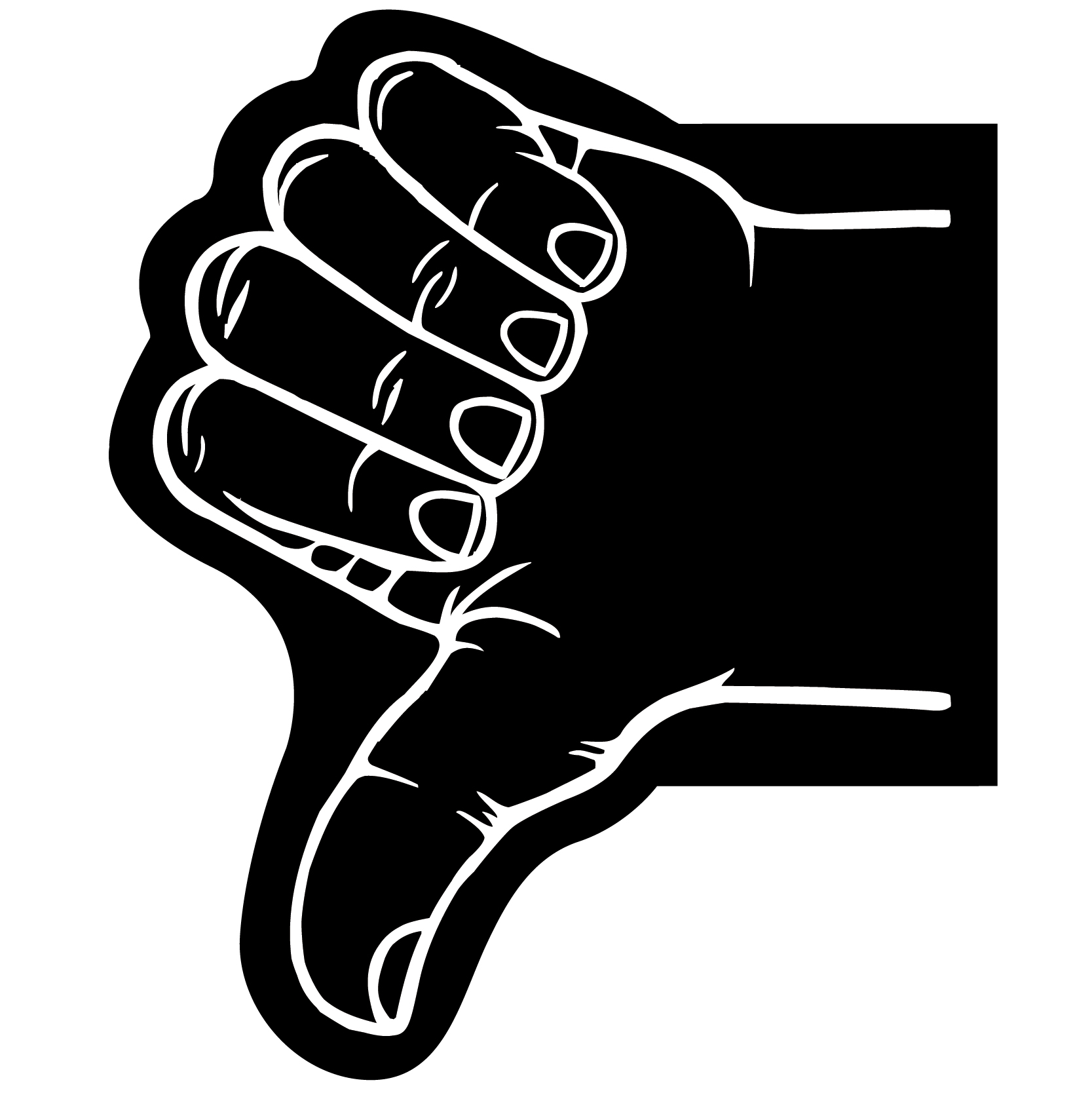 Thumb Foam Hand Mitt 3
