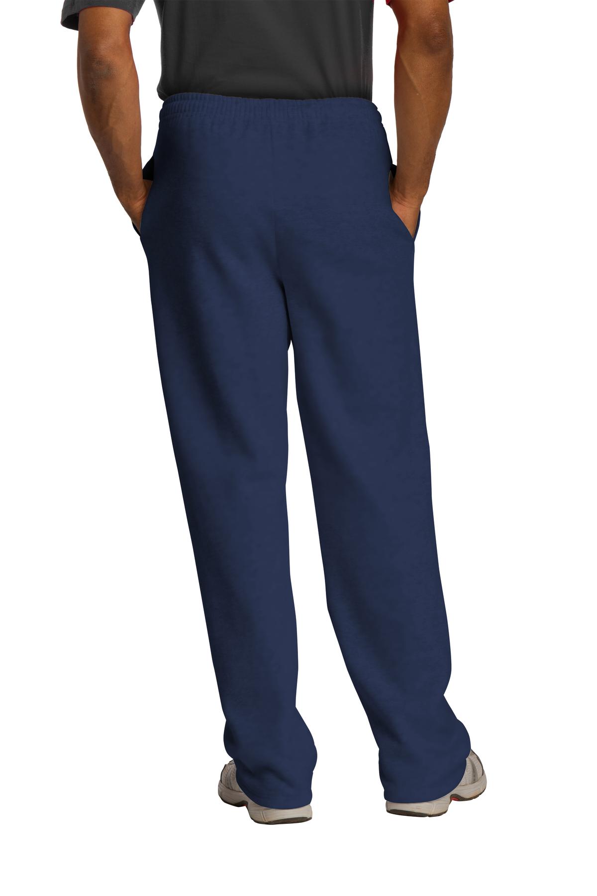 Jerzees NuBlend Open Bottom Pant with Pockets. 974MP 10