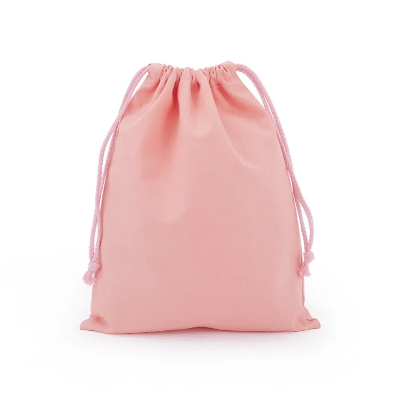 Durable Cotton Muslin Drawstring Sack 15