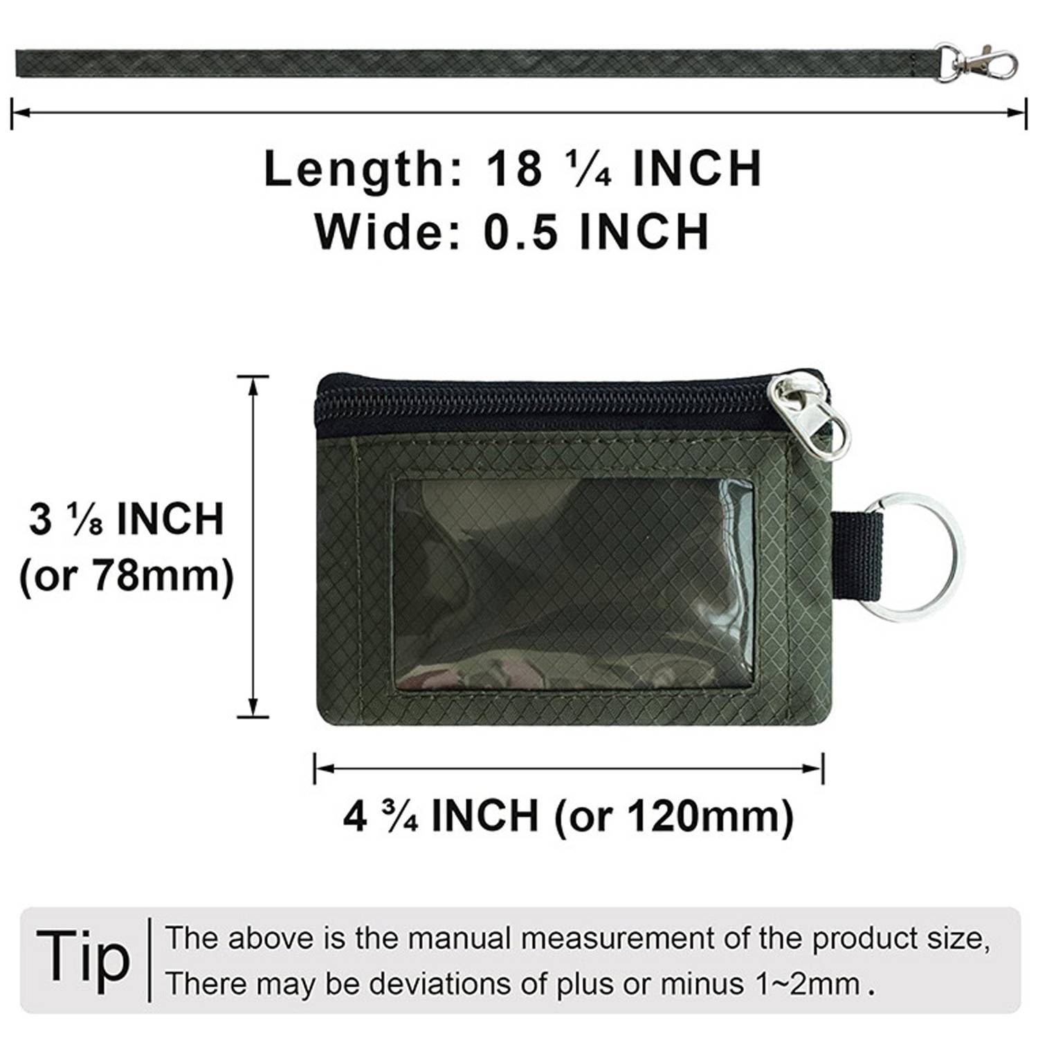 Nylon Small RFID Blocking Wallet with ID Window 4
