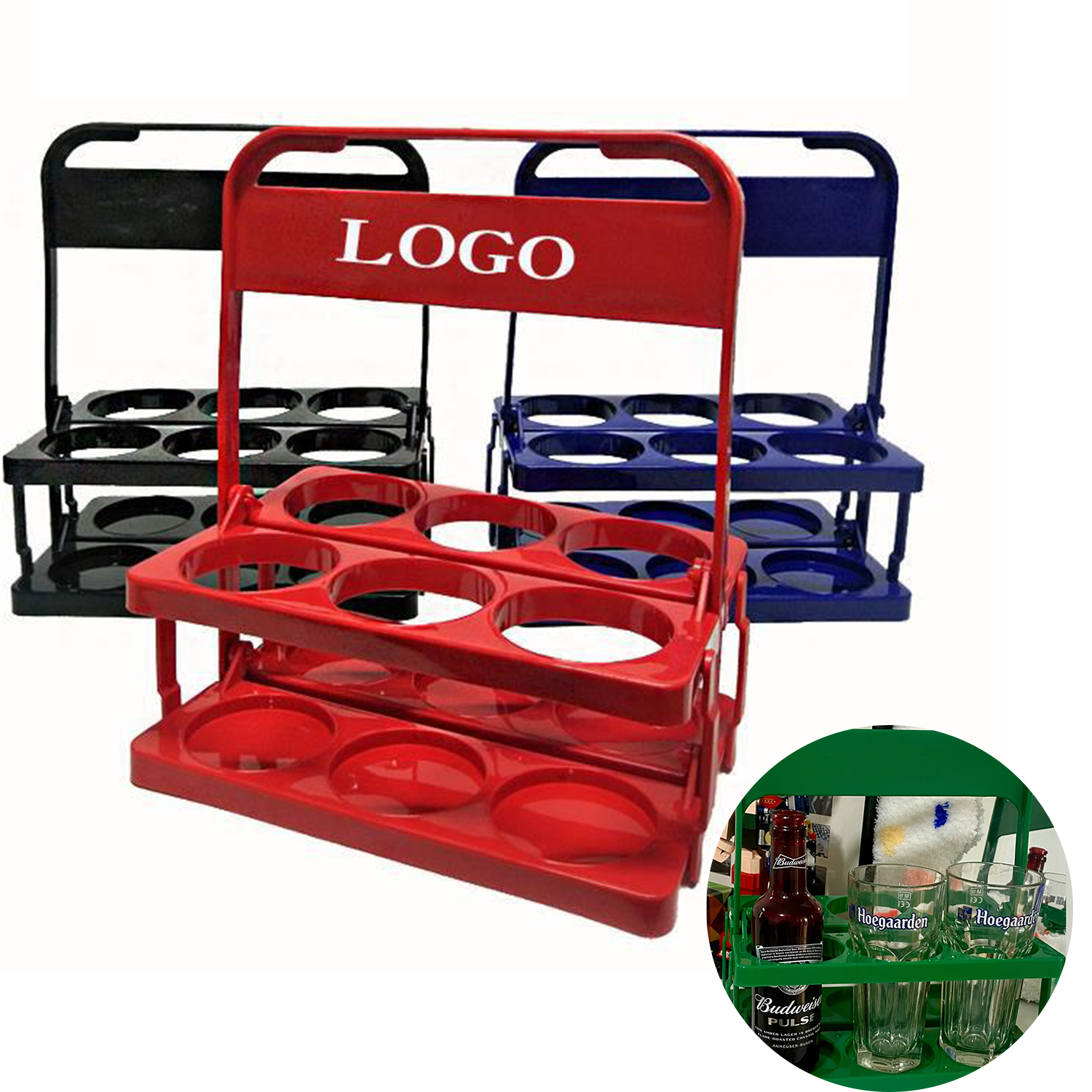 Collapsible Drink Bottle Carrier 3