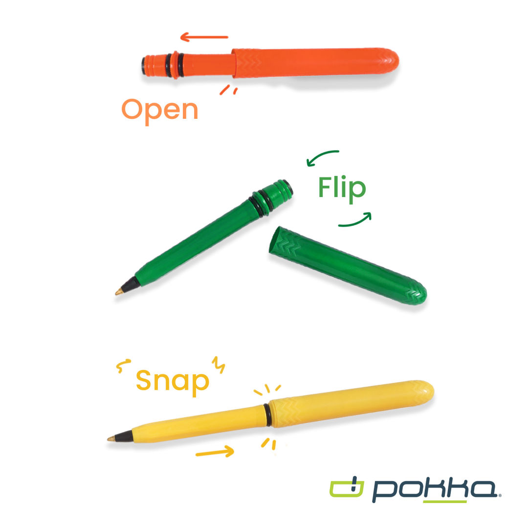 Pokka® Pocket Pen w/Clip 8