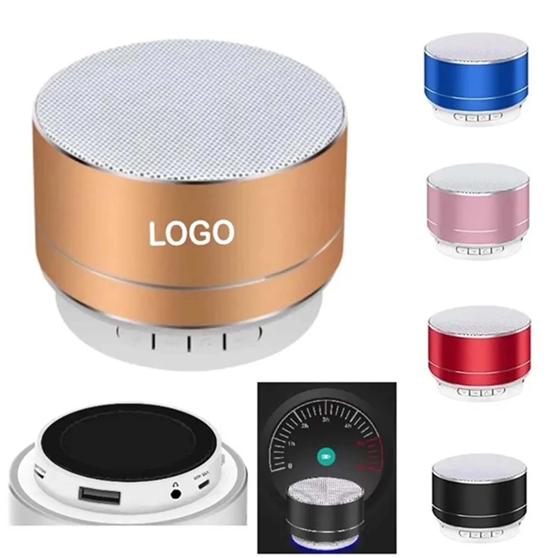 Portable Mini LED Wireless Stereo  Sound Speaker 2