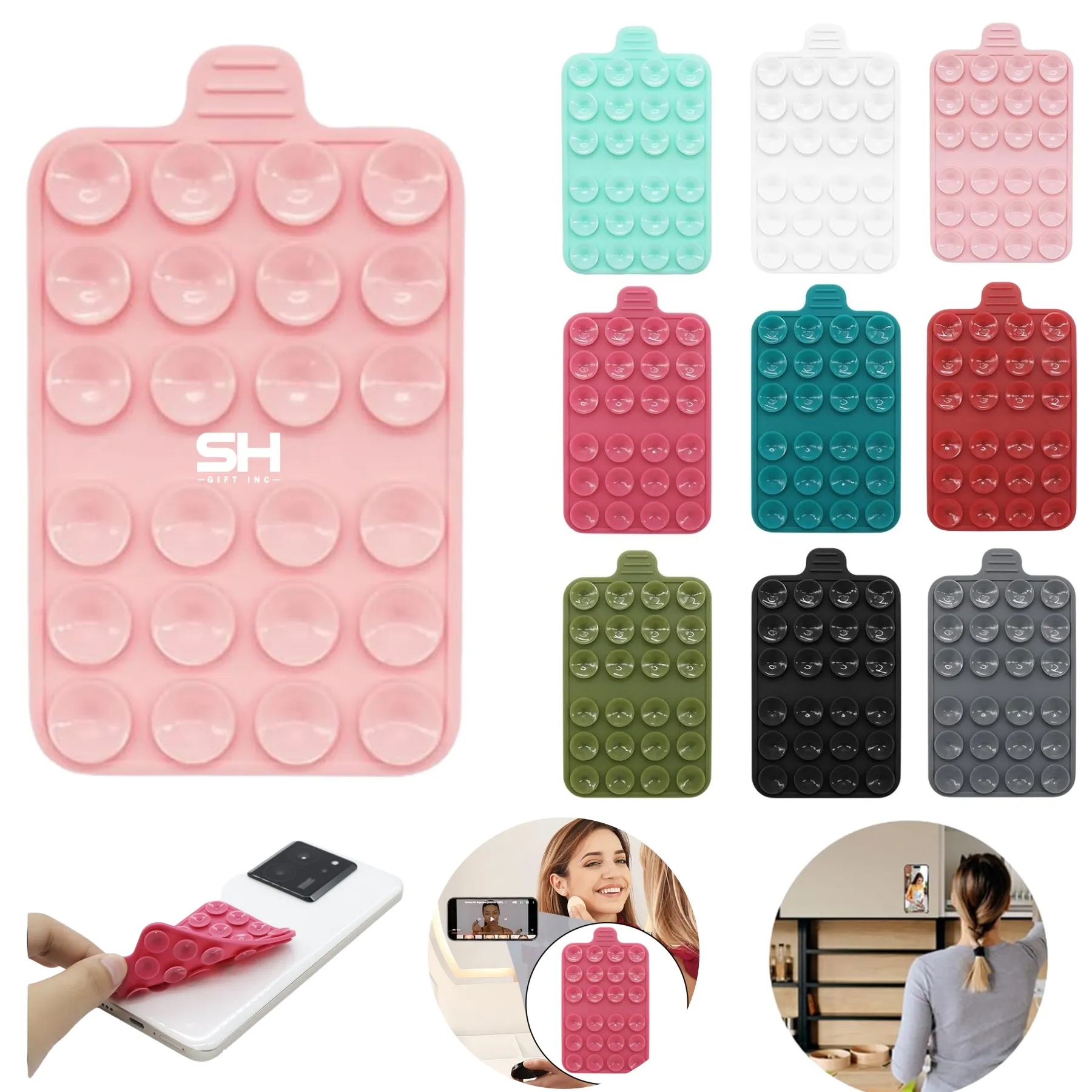 Double Sided Silicone Suction Phone Mount 1