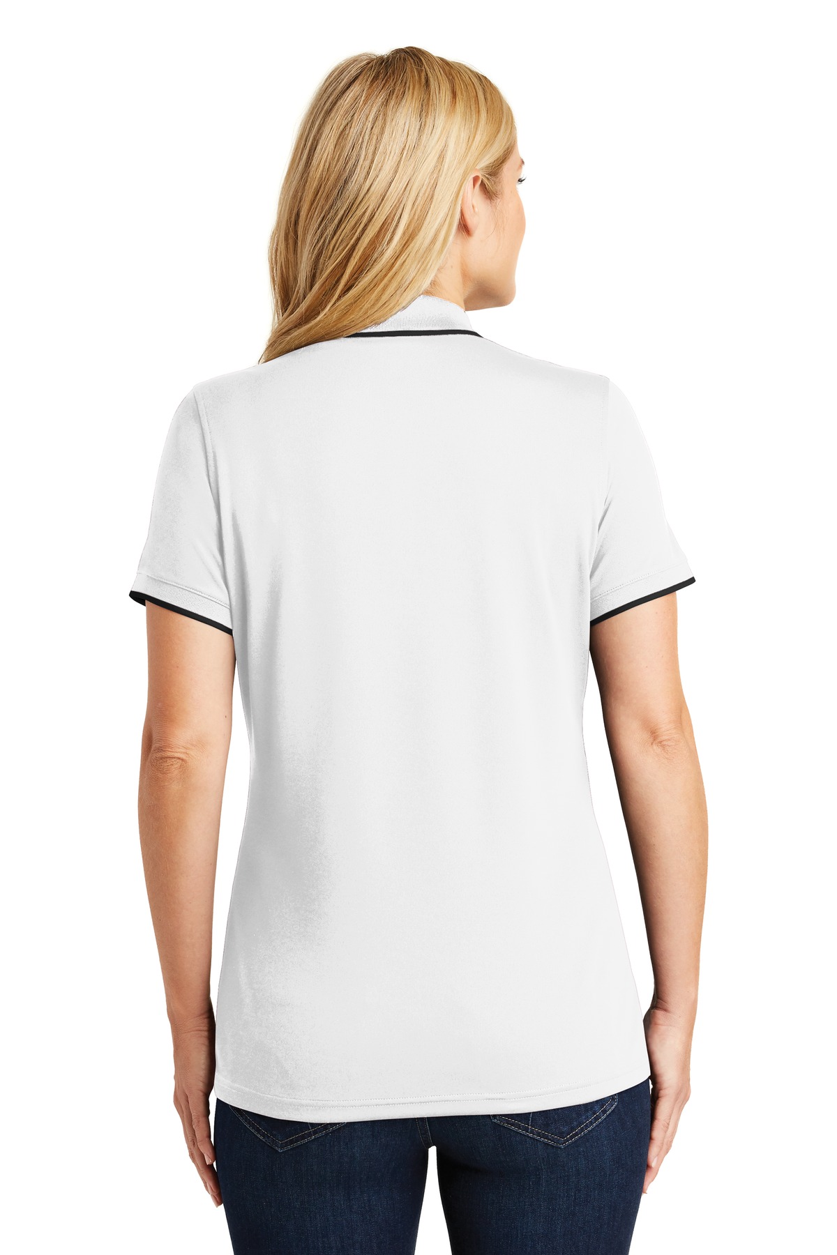 Port Authority Women's Dry Zone UV Micro-Mesh Tipped Polo. LK111 19