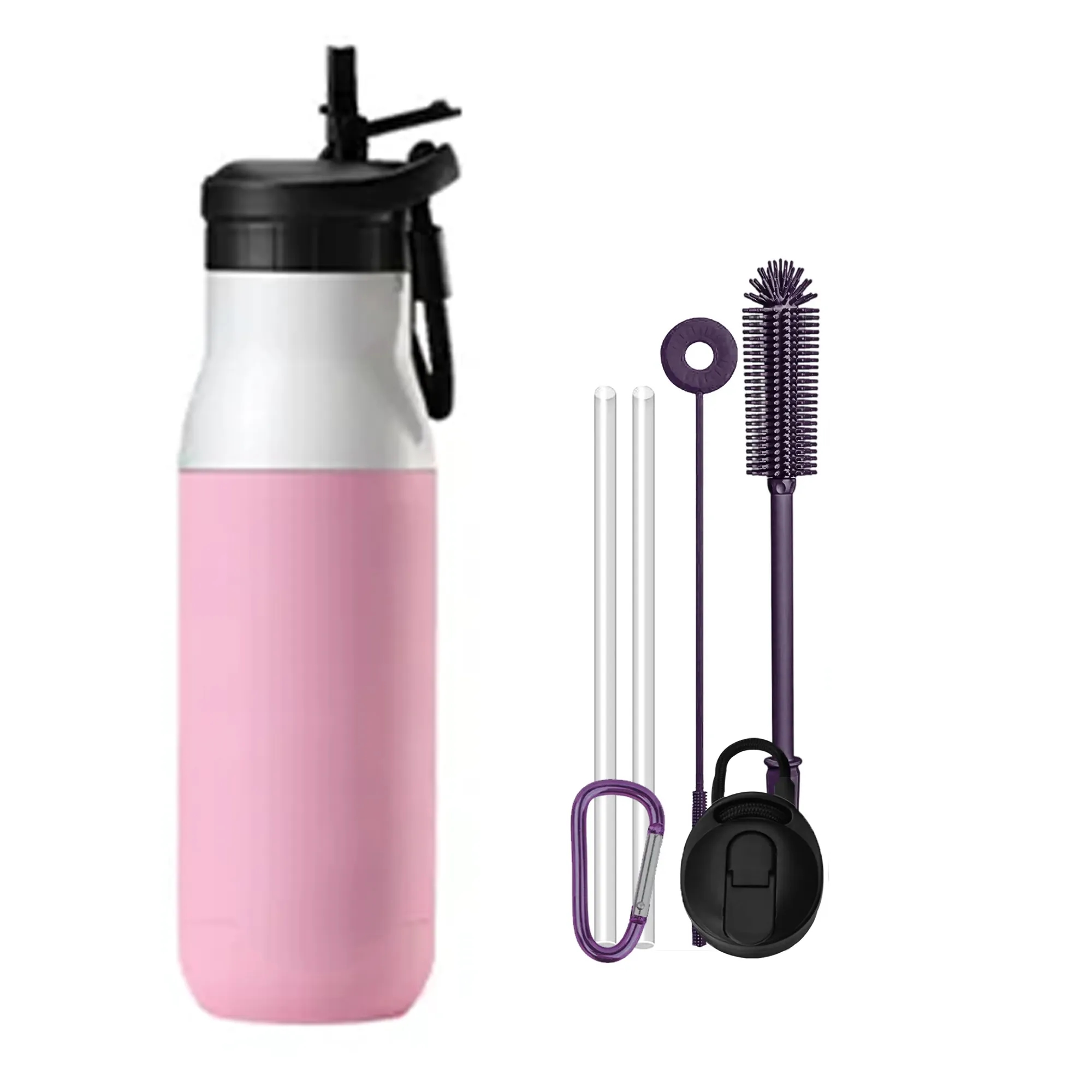 12Oz Stainless Steel Double Layer Leakproof Sports Thermos 17