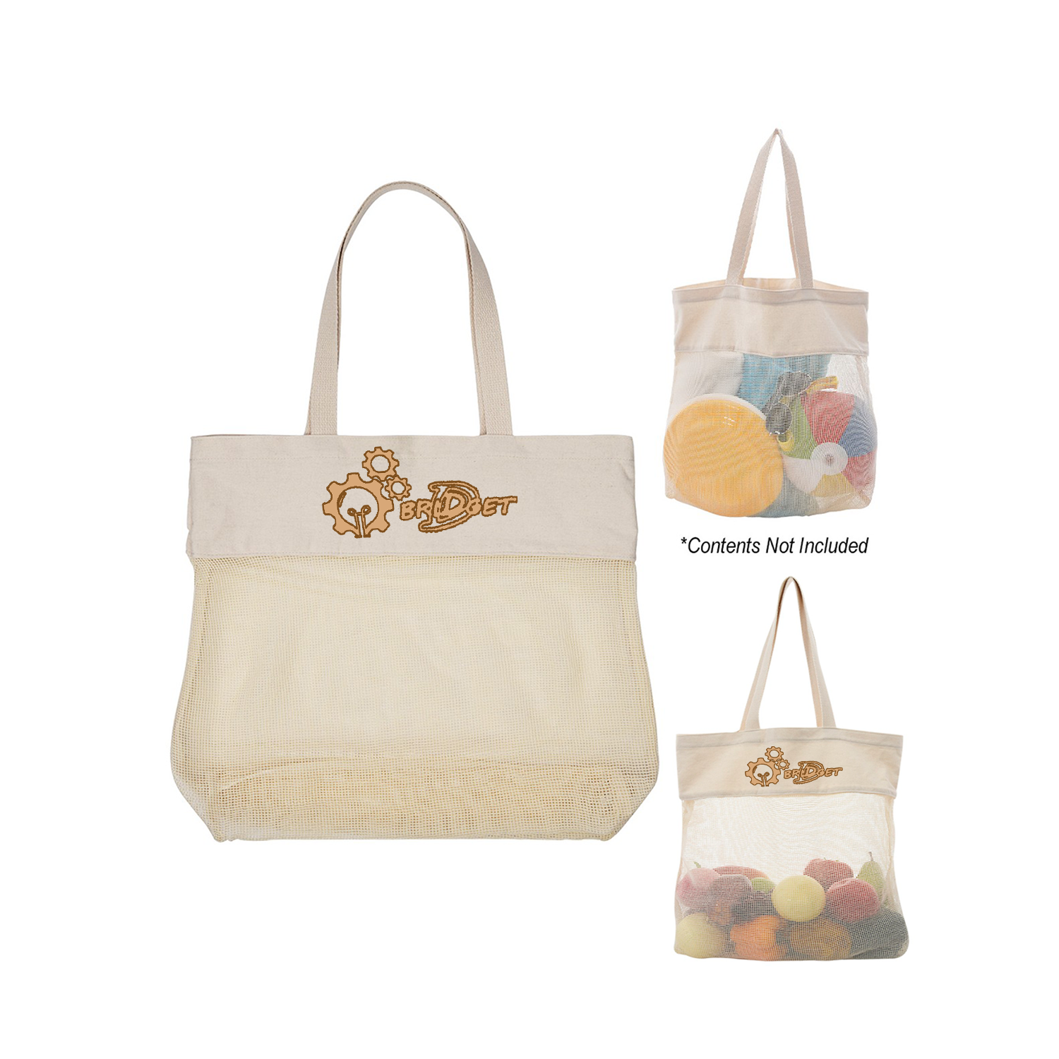 Cotton Market Tote Bag, custom tote bag with logo imprint 1