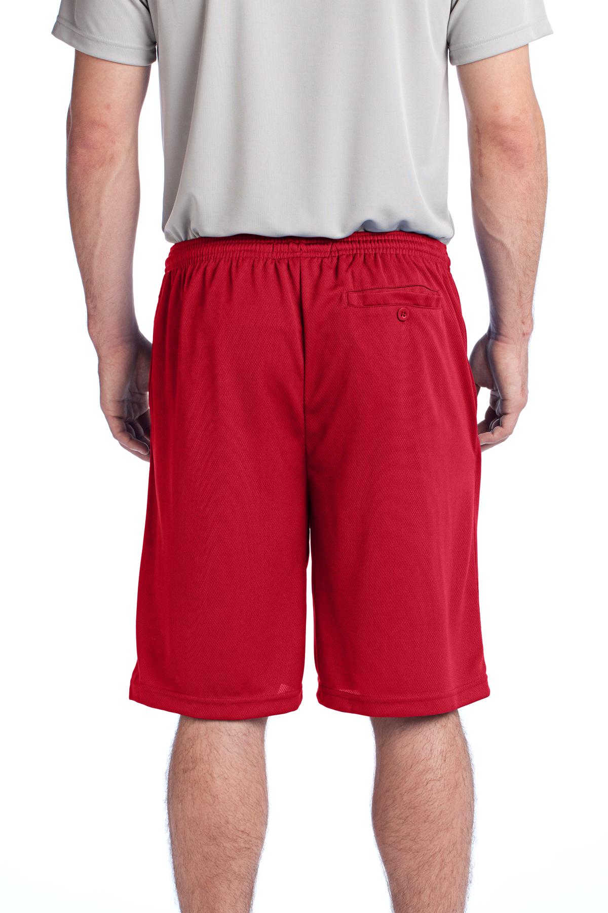 Sport-Tek PosiCharge Tough Mesh Pocket Short. ST312 19
