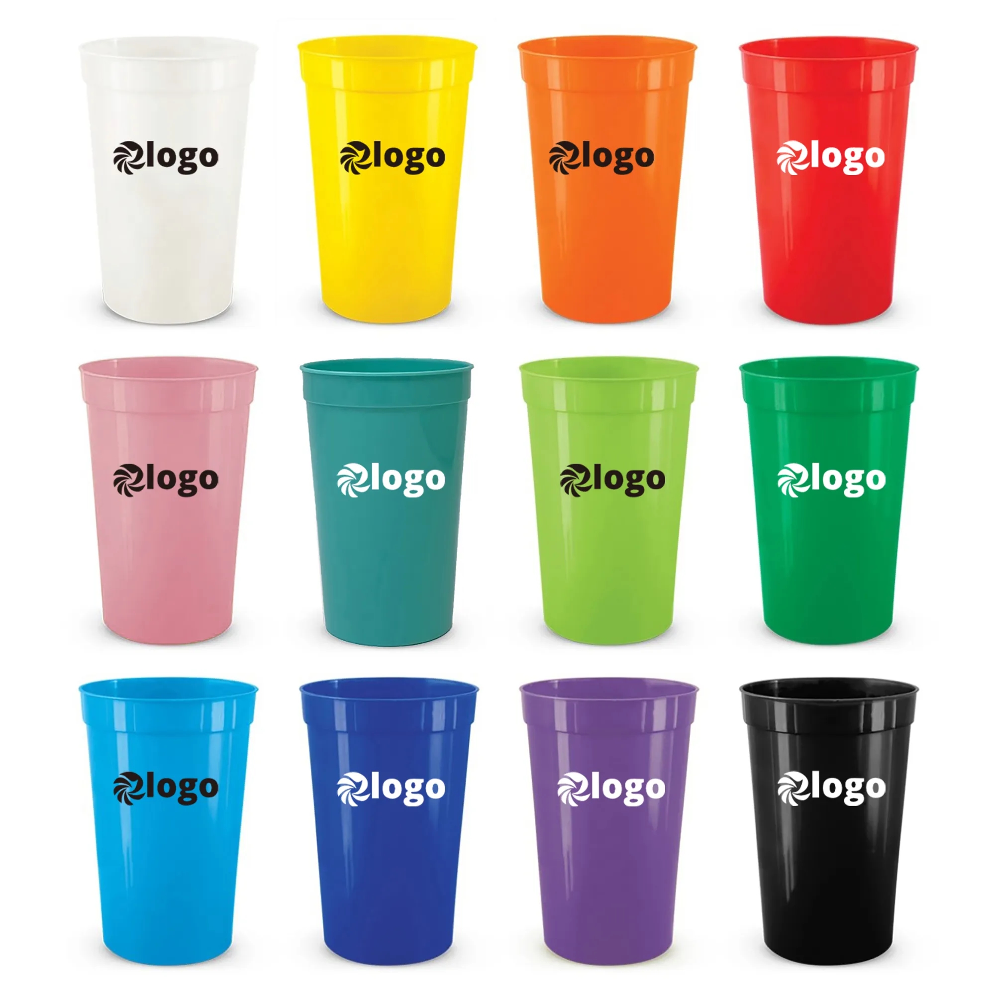 16 oz Plastic Drinking Party Cups 2