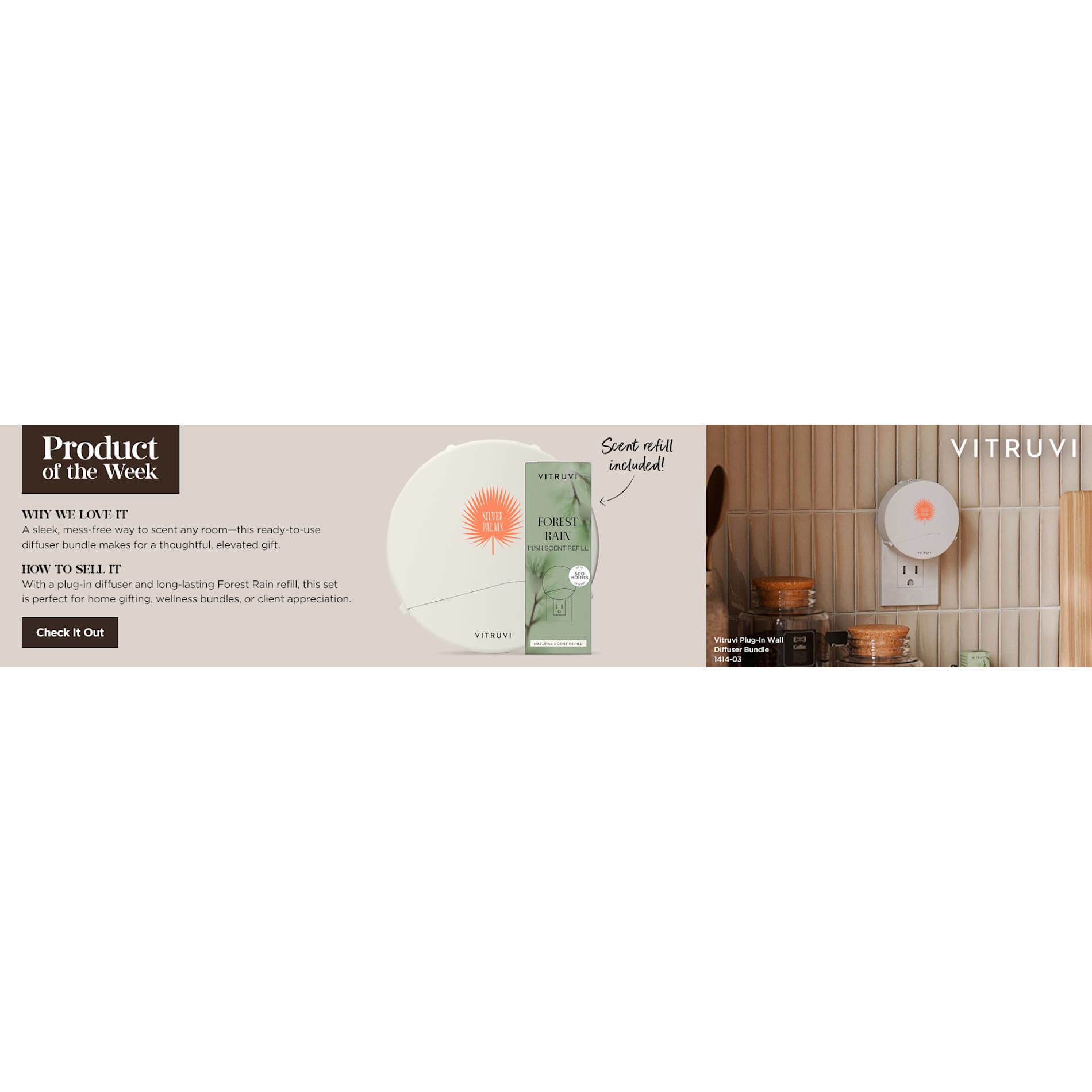 Vitruvi Plug-In Wall Diffuser + 1 Oil Bundle 15