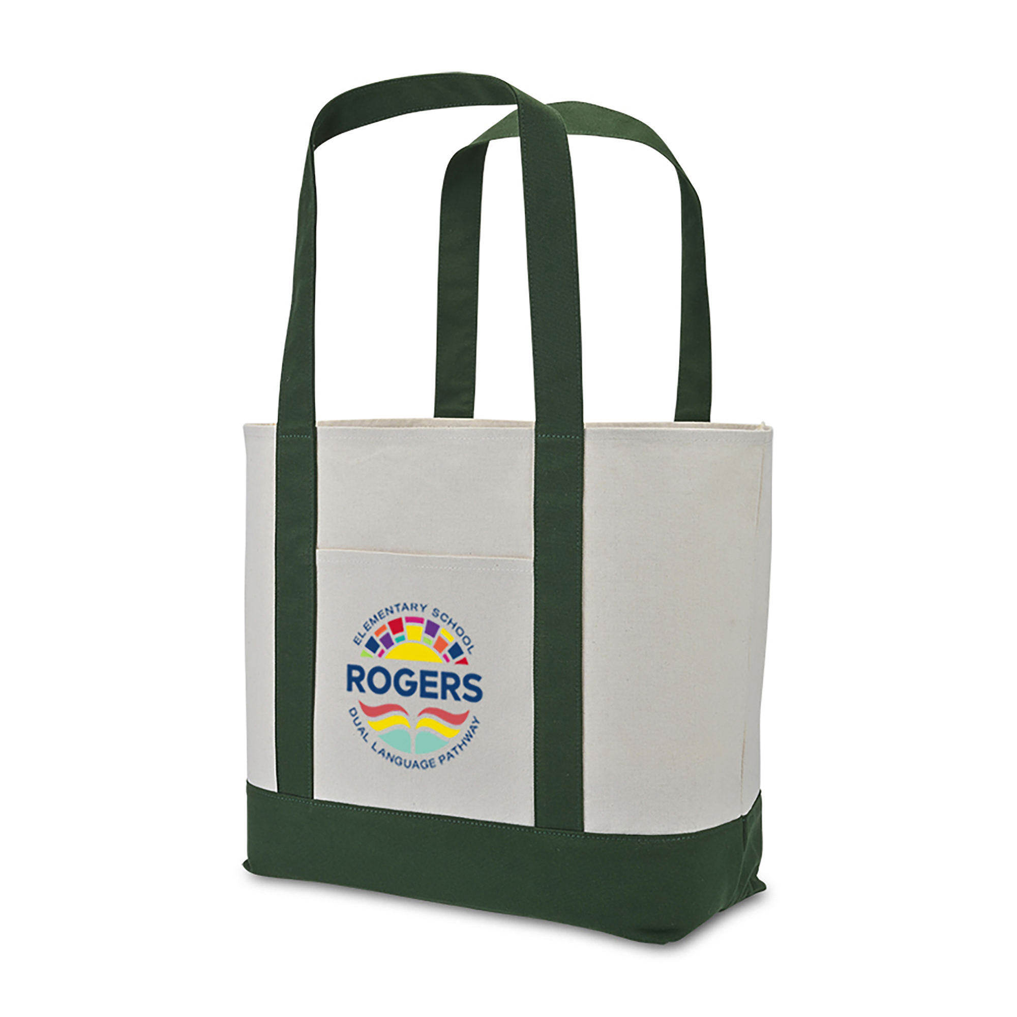 Large Canvas Tote, custom tote bag with logo imprint 8