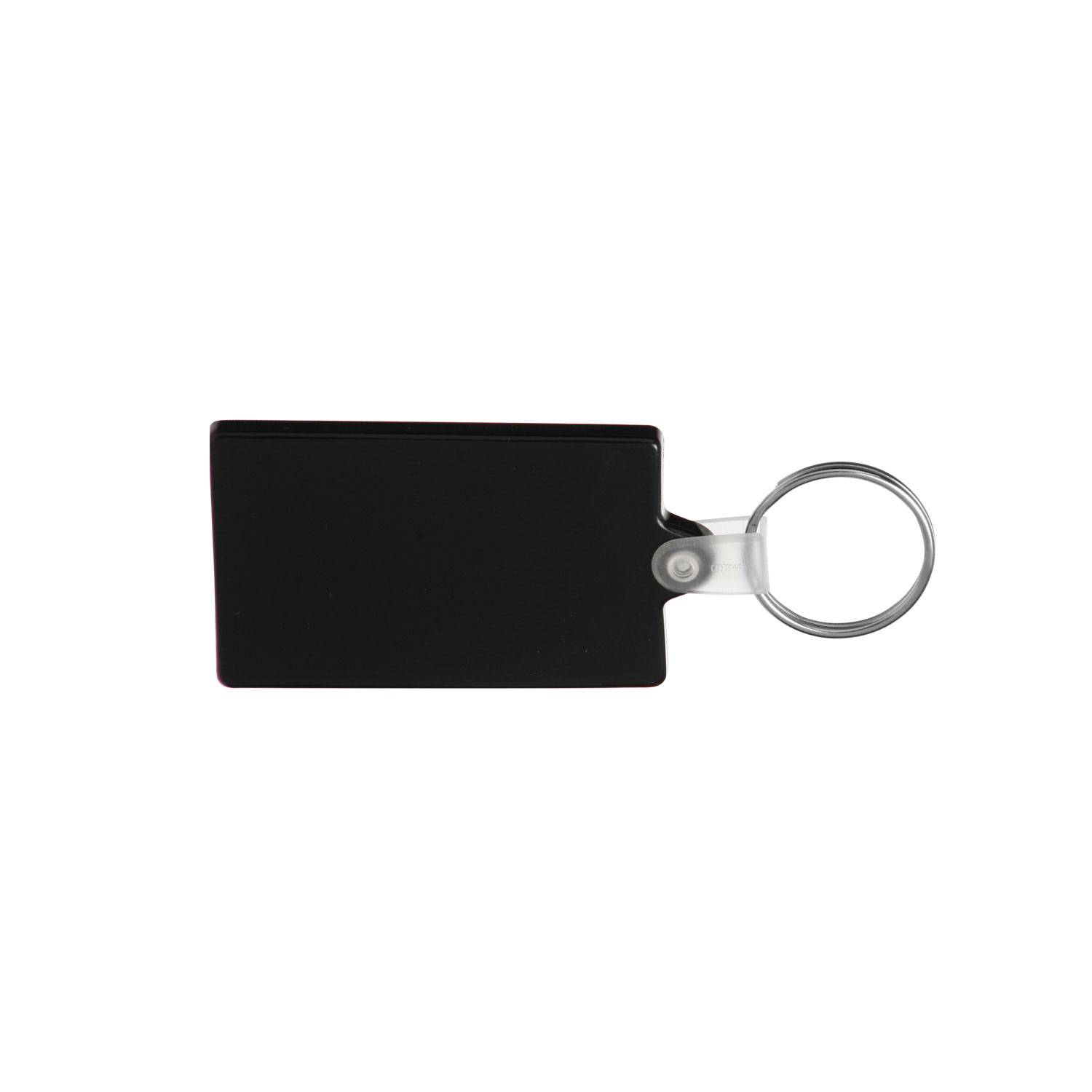 Rectangle Soft Plastic Keychain 3