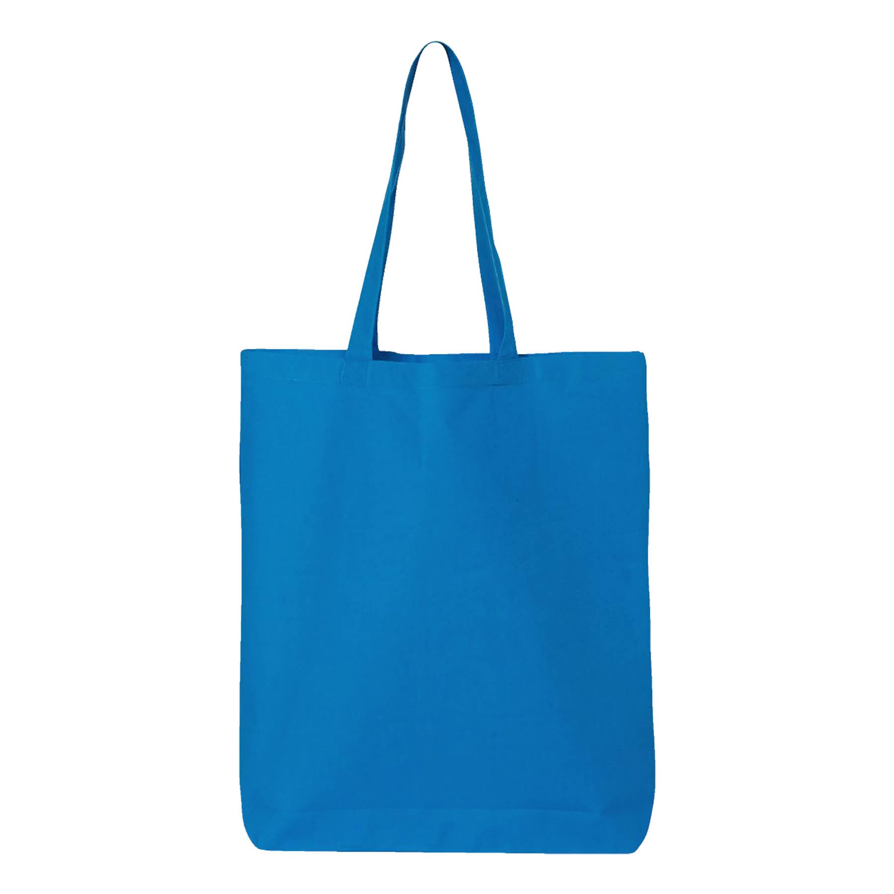 6 oz. 100% Cotton Canvas Tote Bag w/Bottom Gusset 28