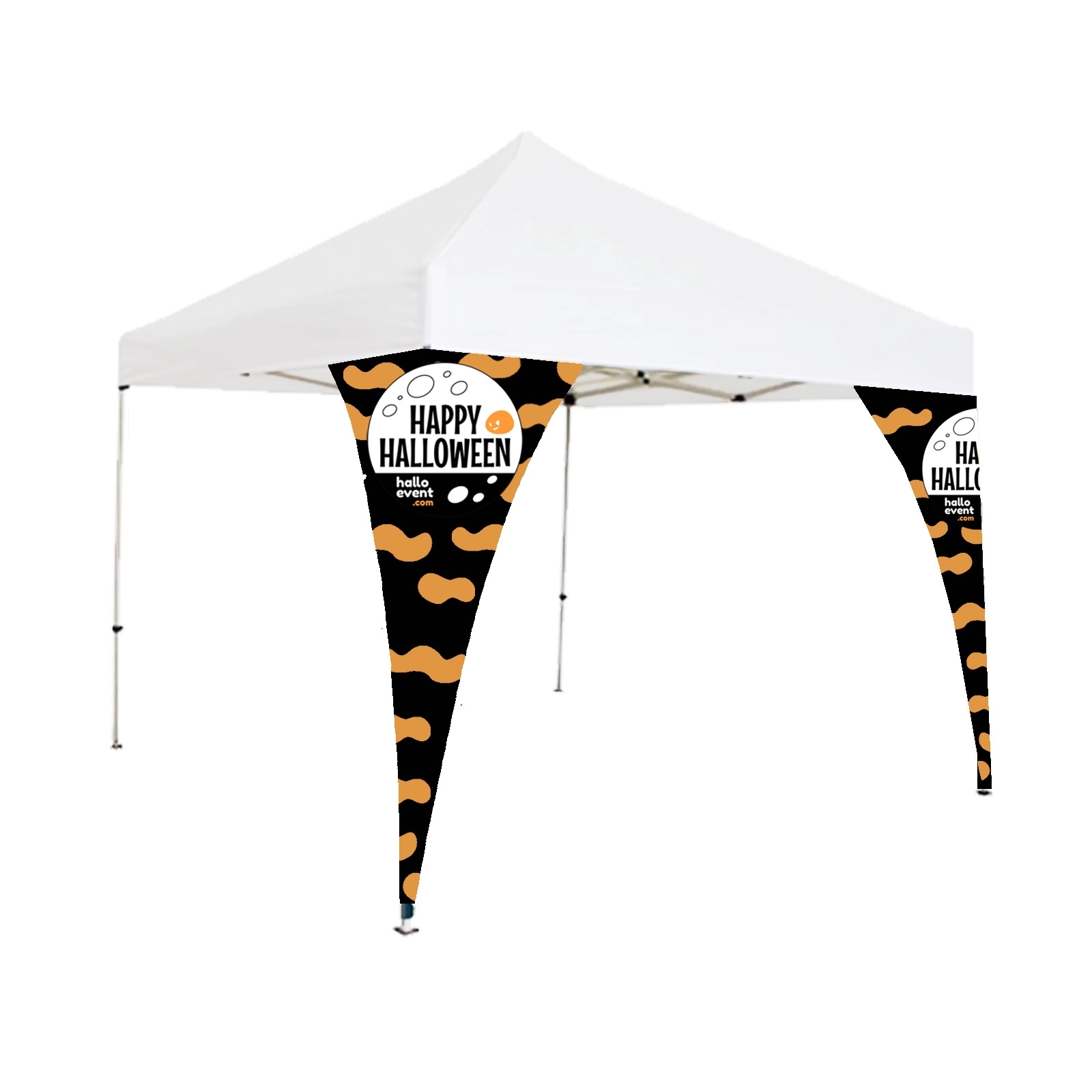 60"x82" Tent Corner Banner - 600D Canvas 1