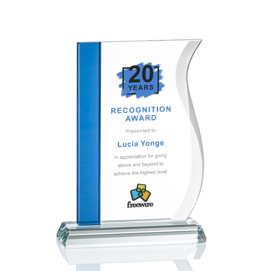 Burbank VividPrint™ Award - Blue 6