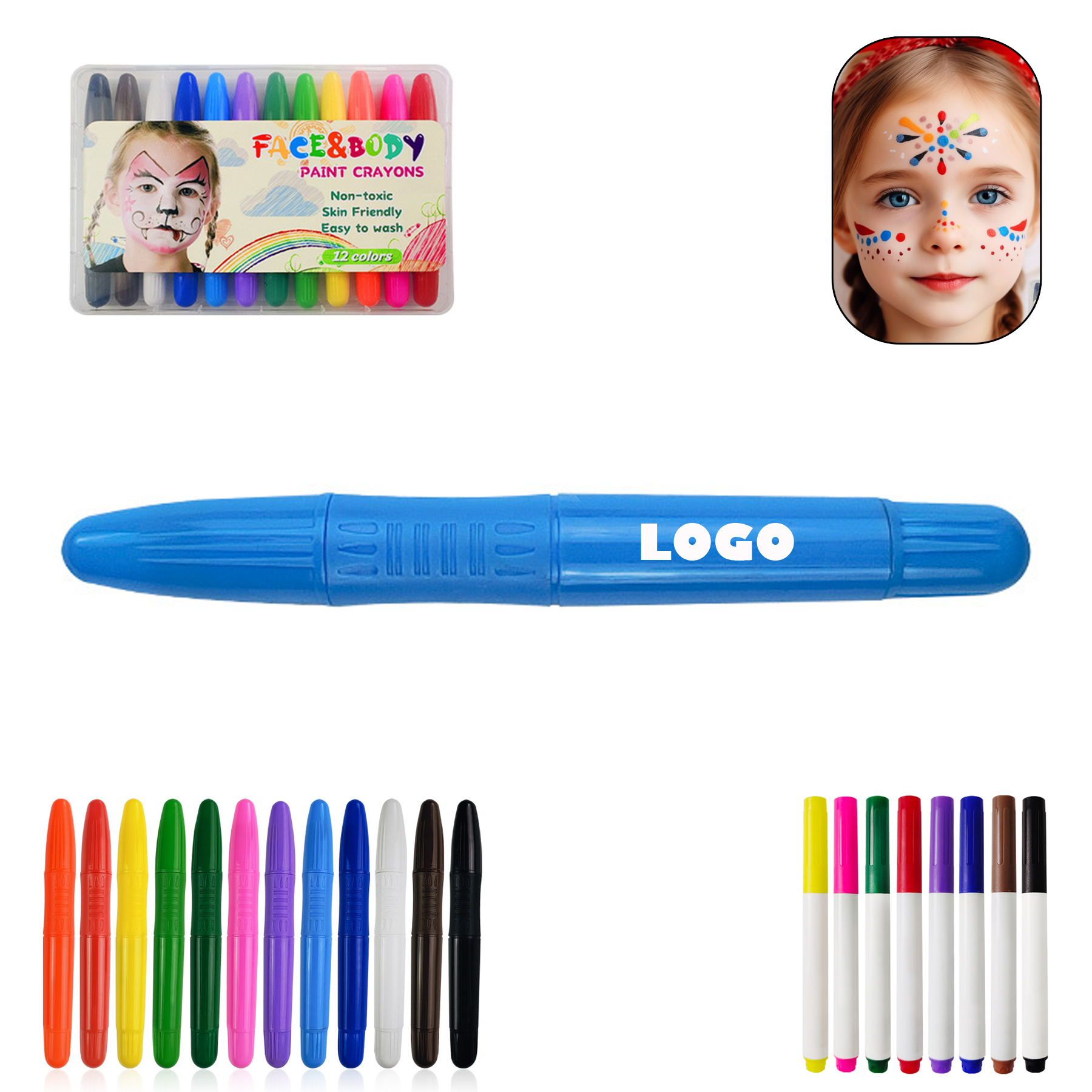 Temporary Tattoo Markers Kit 2