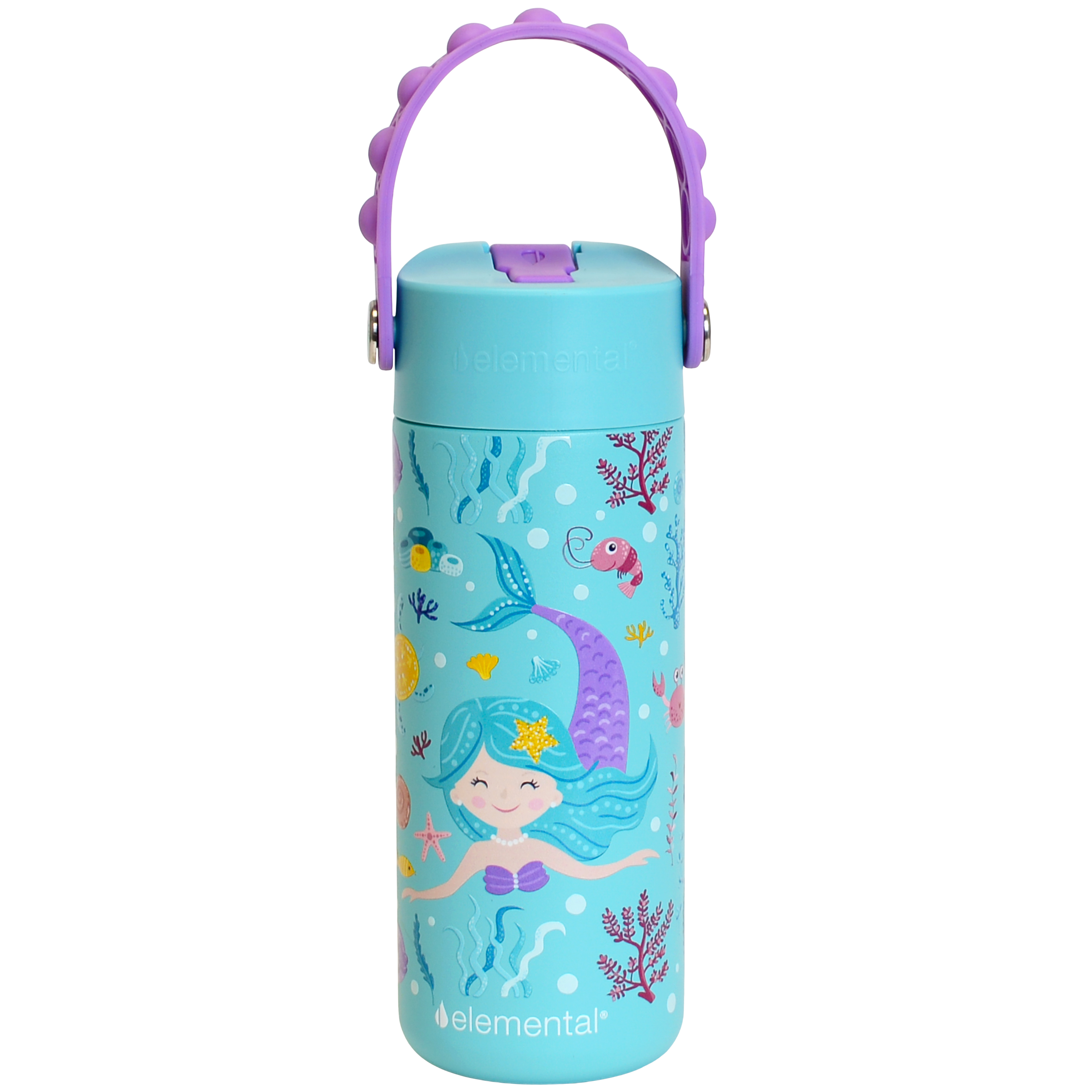 Elemental® Core Series 18oz Pop Fidget Stainless Steel Water Bottle - Vacuum Insulated - BPA-Free 34