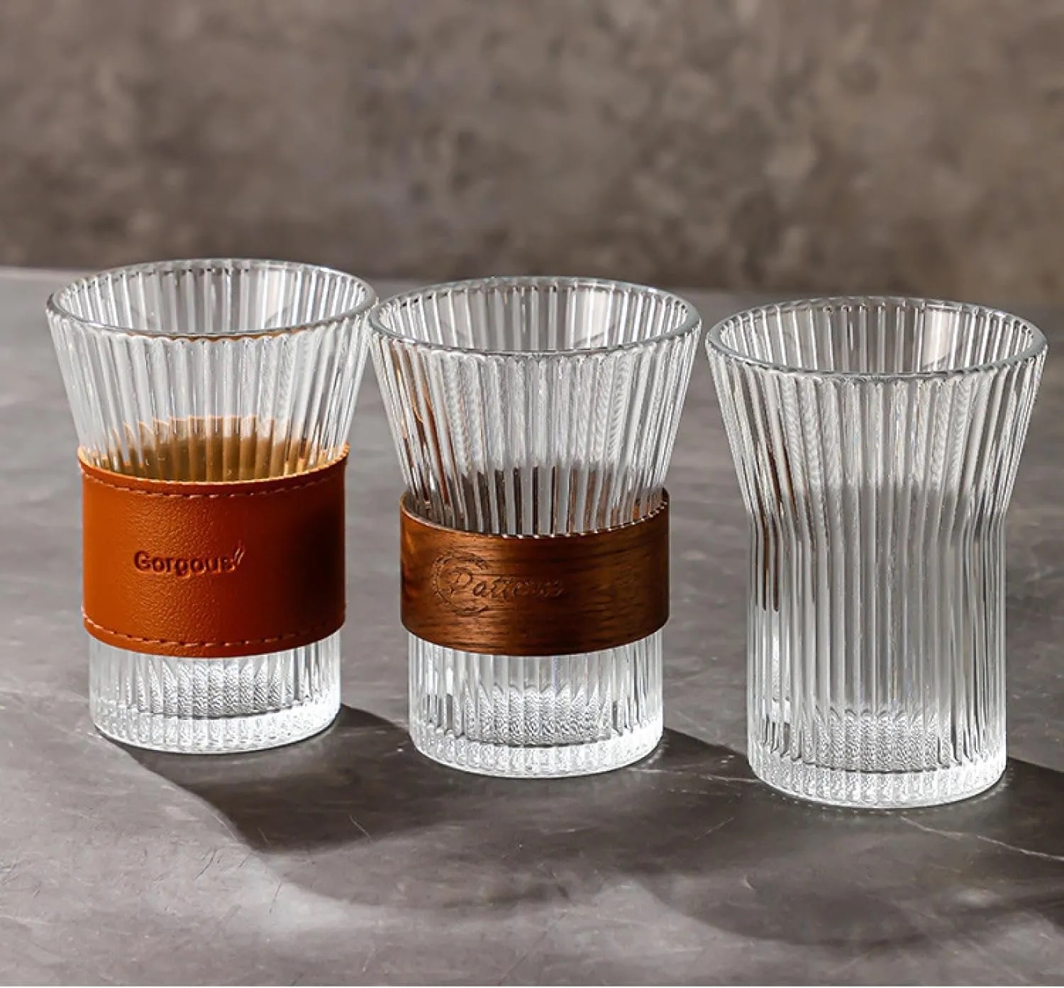 Vertical Glass Cup 1