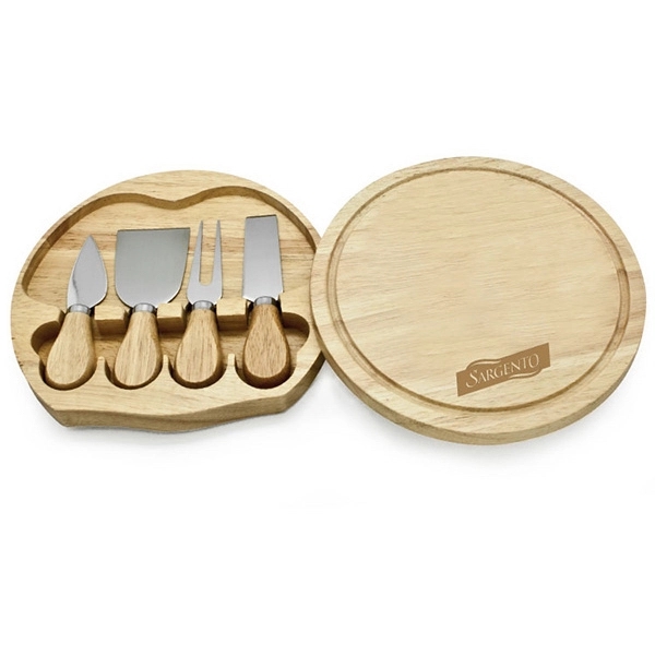 Sorrento 5 Piece Cheese Set / Cutting Board 3