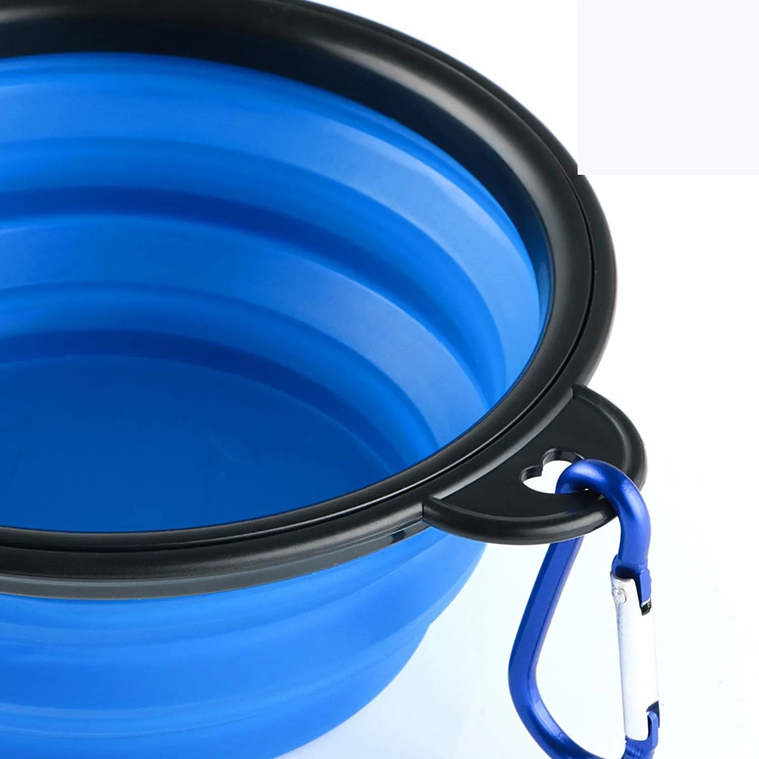 Collapsible Pet Dog Bowl With Carabiner 4