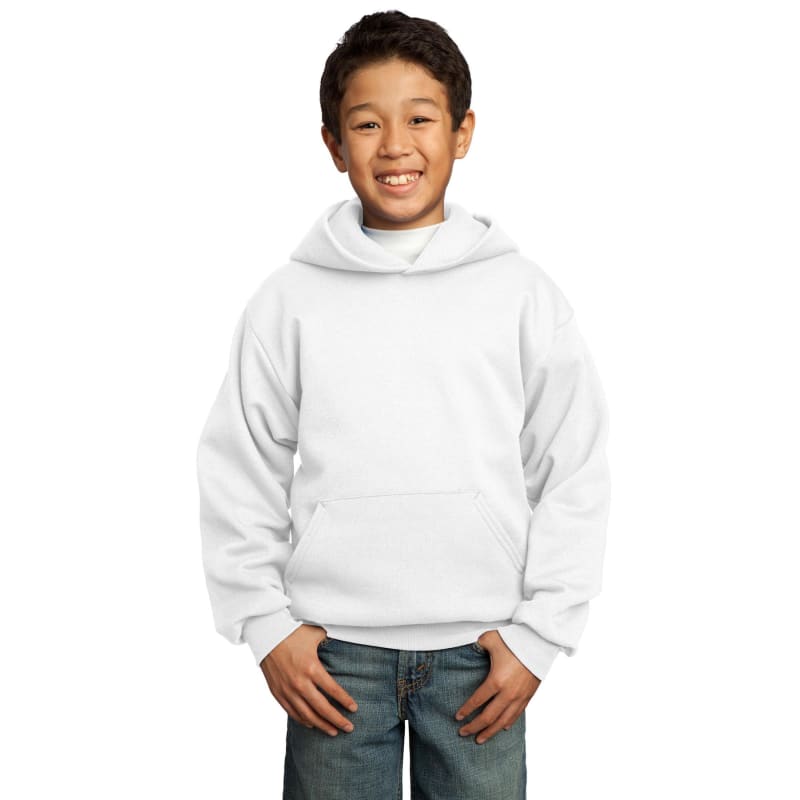 Port & Company - Youth Core Fleece Pullover Hooded Sweatshirt. 16