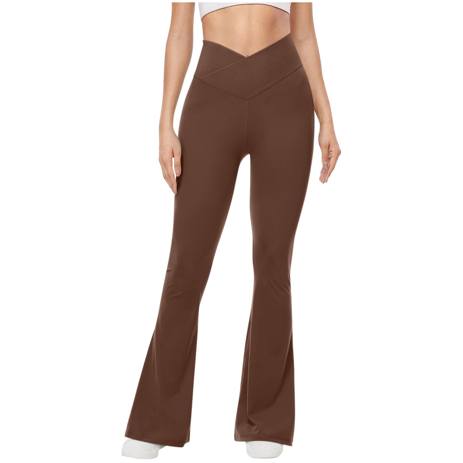 High Waisted Flare Leggings Yoga Pants 28