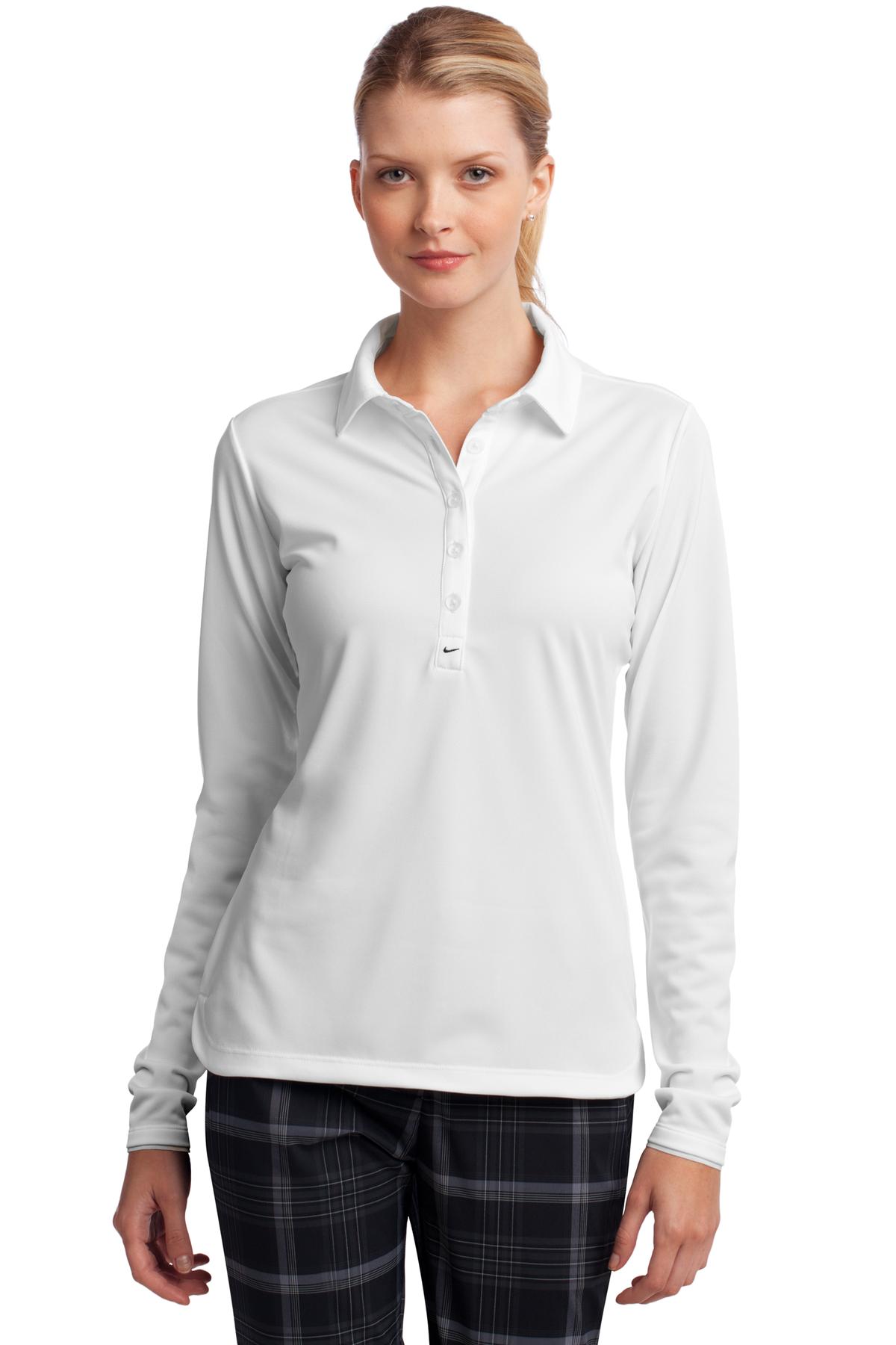 Nike Women's Long Sleeve Dri-FIT Stretch Tech Polo. 545322 4
