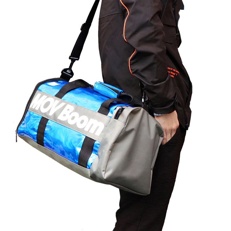 Yoga Laser PU Leather Fitness Bag 4