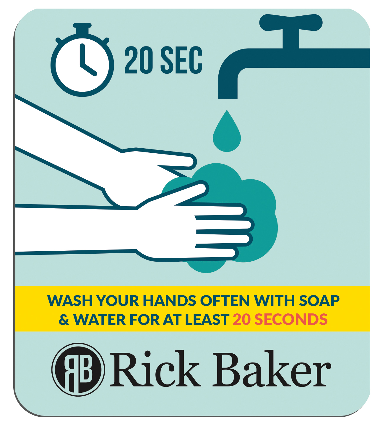 Good Value™ 20 Mil Large Stock Shape Magnet 3