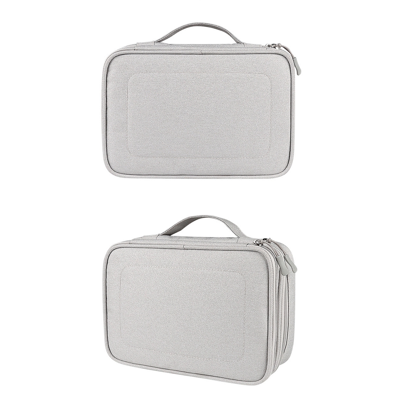 Dual Layers Travel Gear/ / Tech Accessories Organizer Bag 14