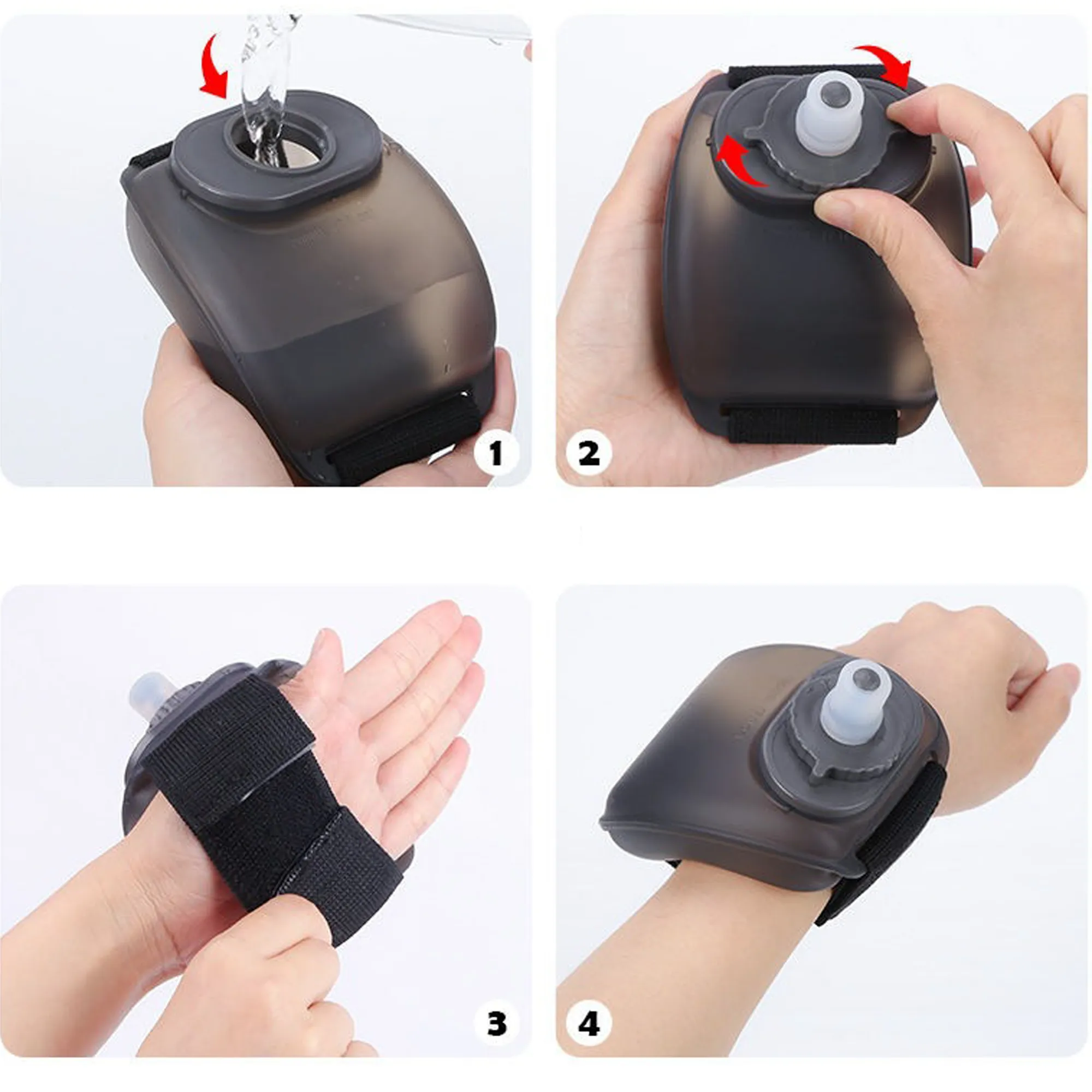 Watch-Style Fitness Water Bottle 4