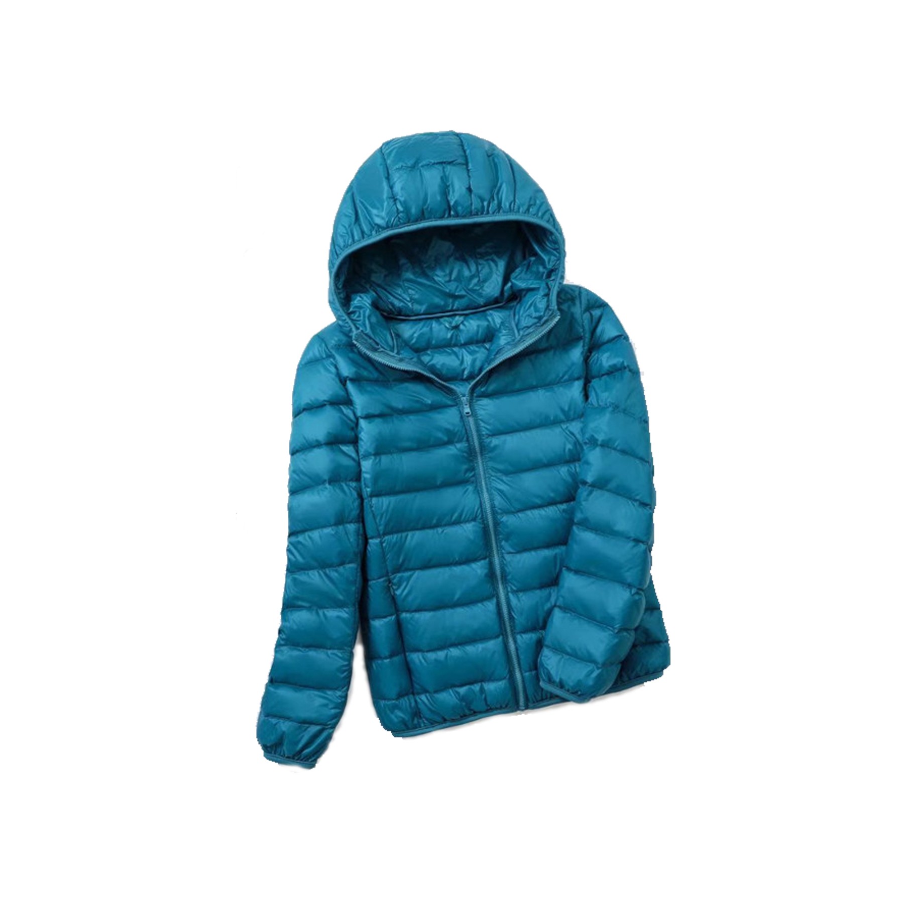 Women Hooded Short Down Jacket 13