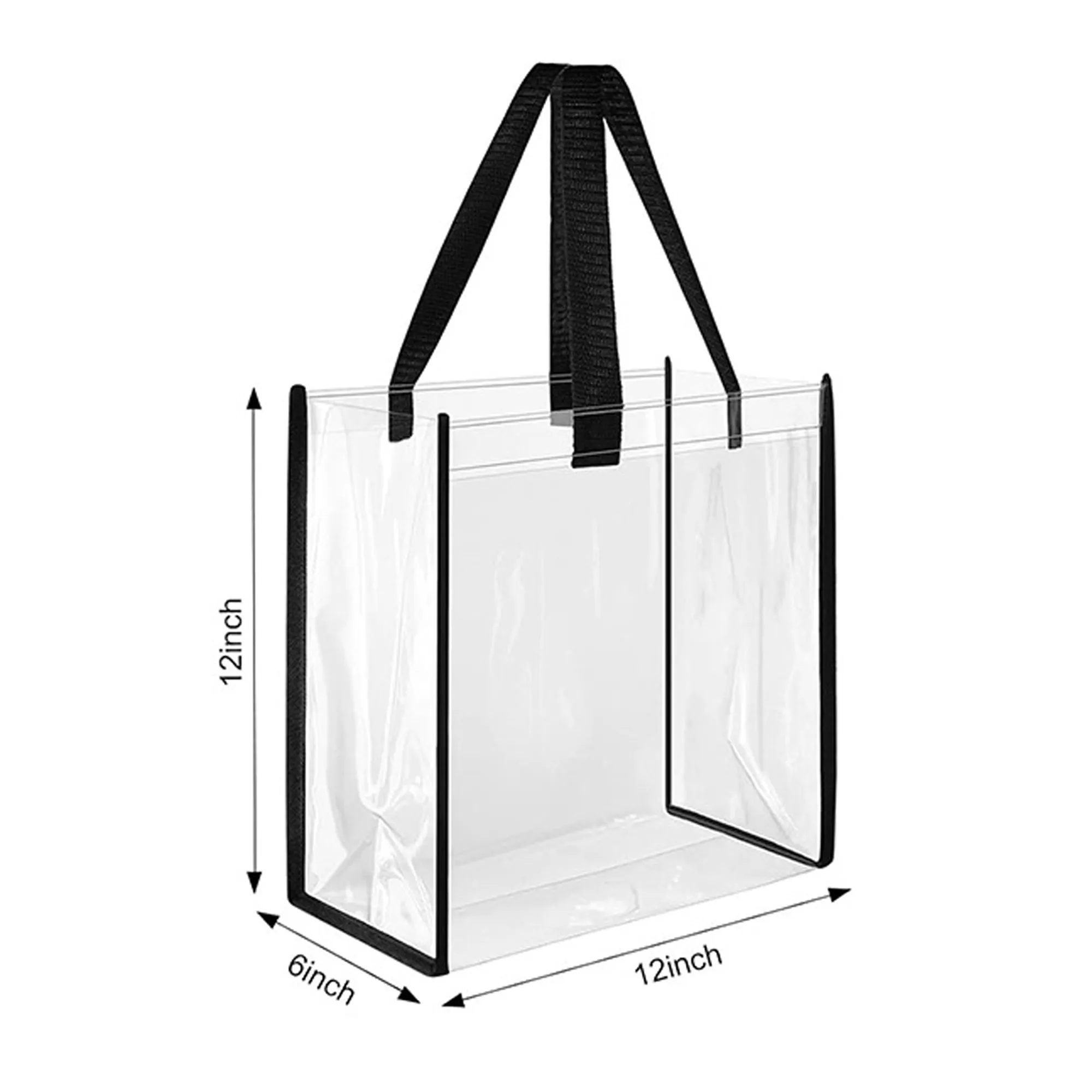 Clear PVC Stadium Tote Bag 2