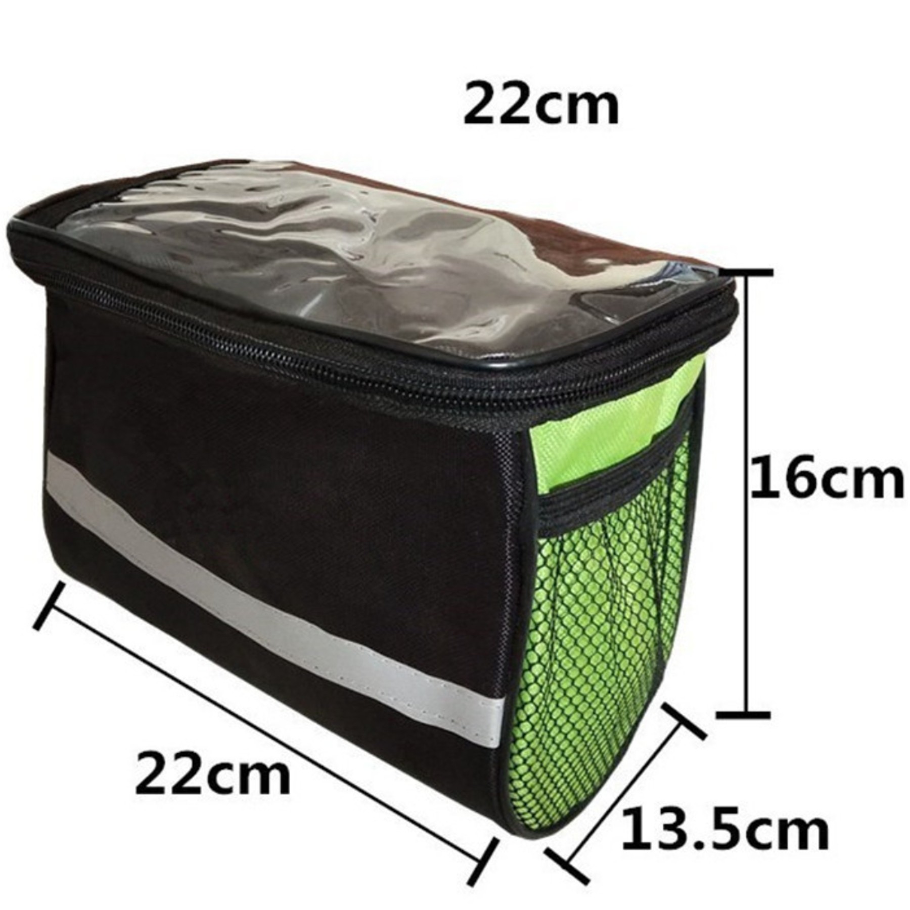 Bicycle Saddle Bag With Reflective Stripe 2