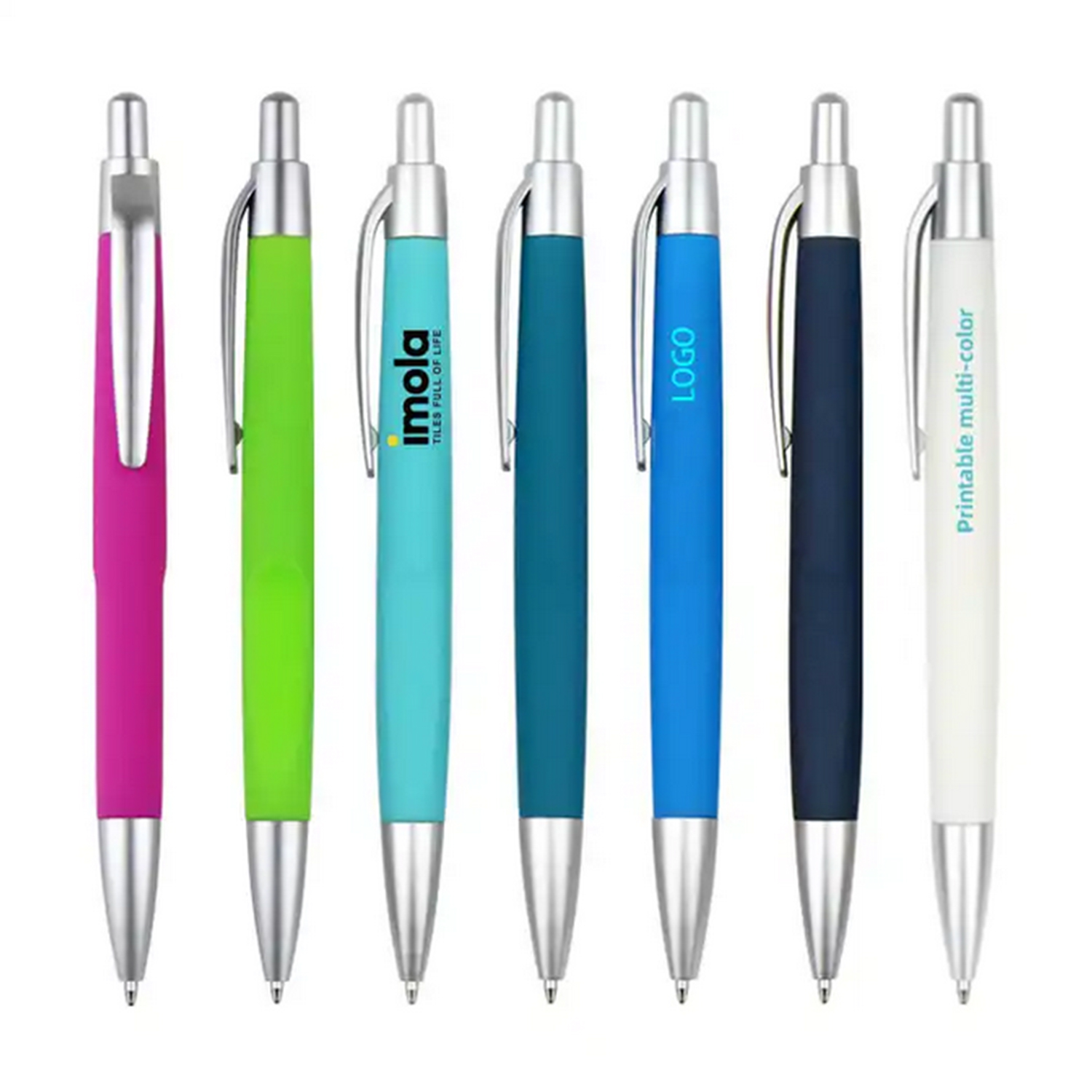 Plastic Click Action Ballpoint Pen 4