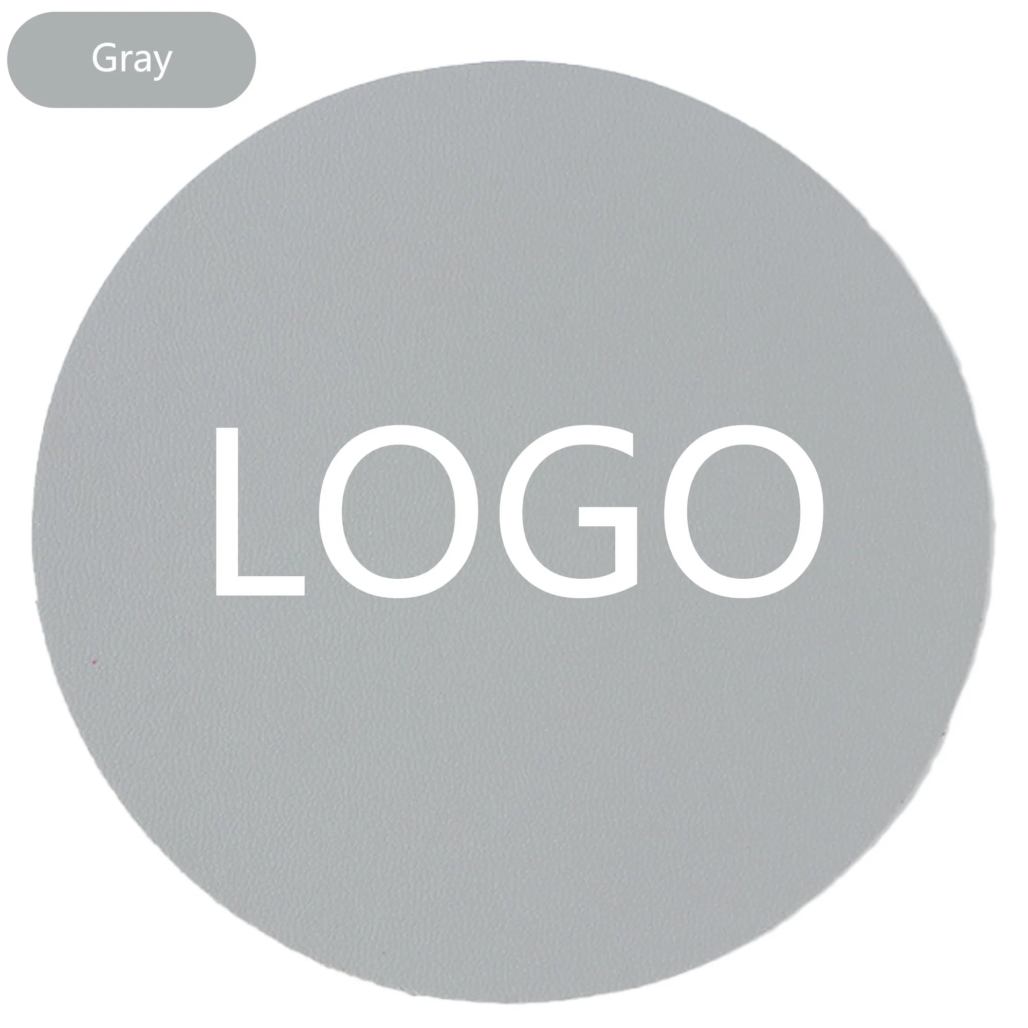 Custom Leather Coasters Round Diameter 3 7/8 Embosse 10