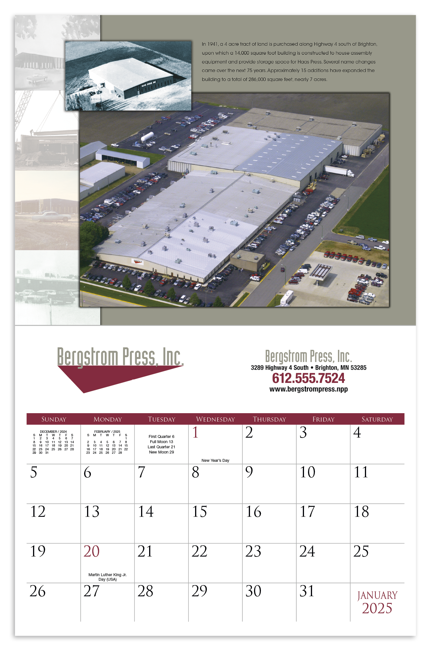 Triumph® Calendars Small Quantity Custom - Stapled Calendar 22