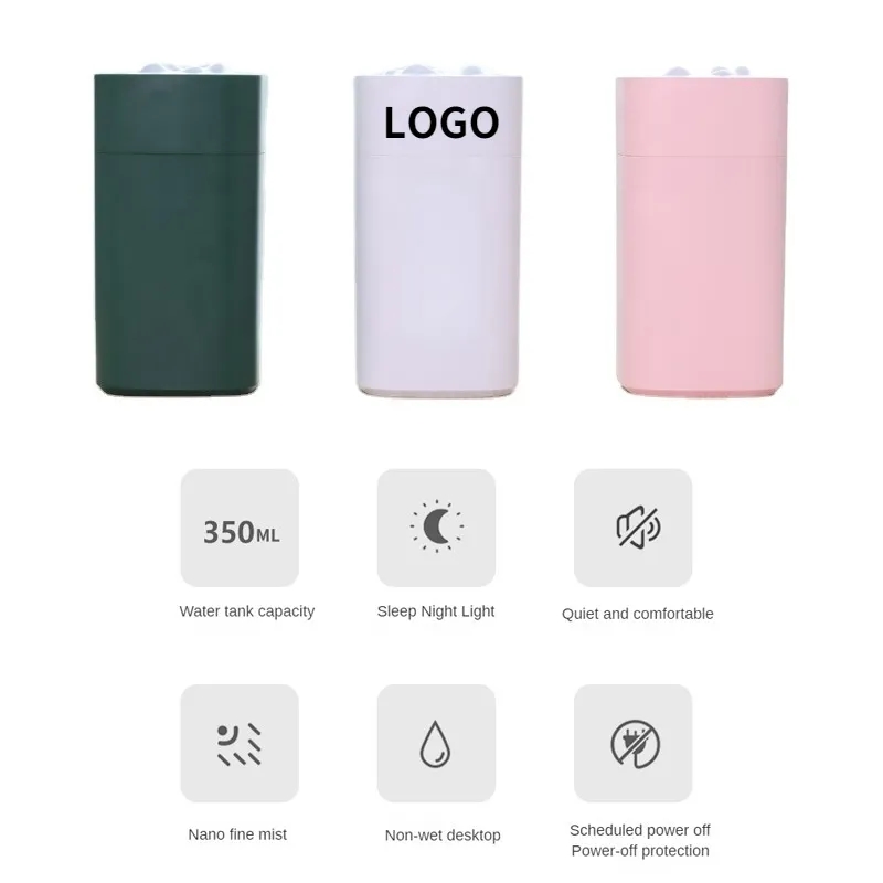 11Oz Mini Usb Led Air Humidifier 2