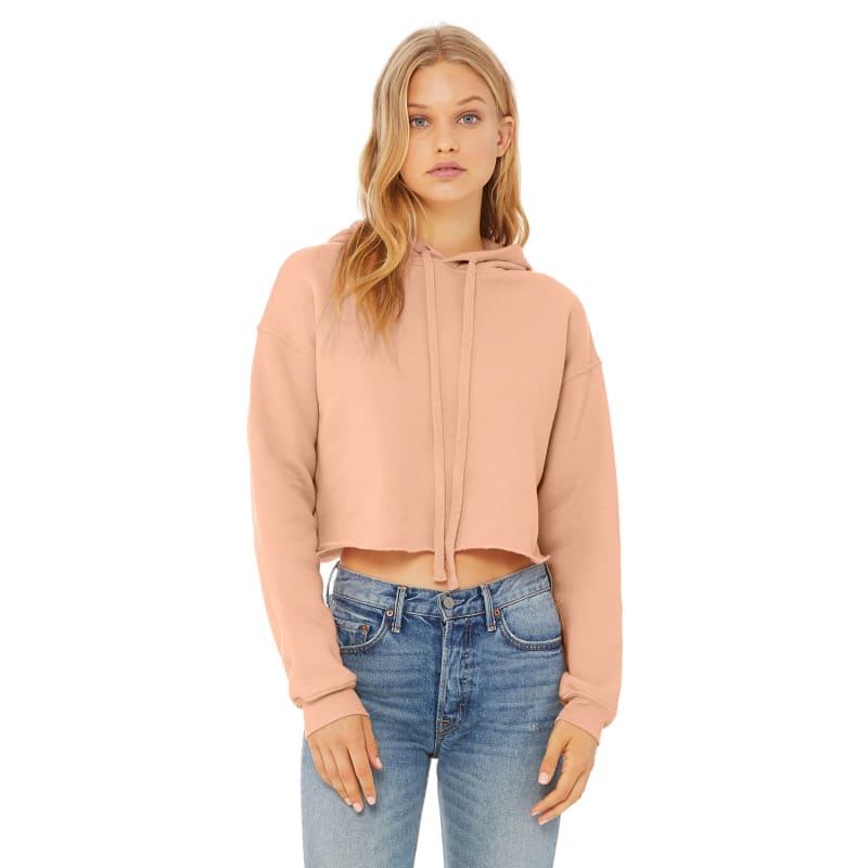 Bella + Canvas Ladies' Cropped Fleece Hoodie 53