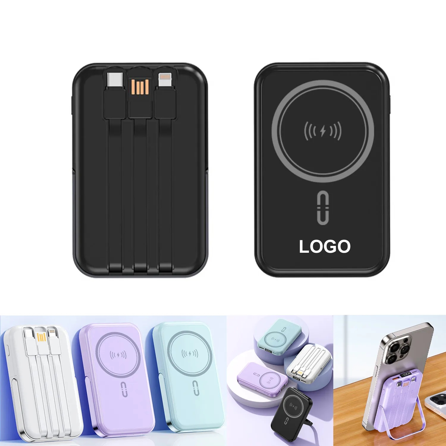 10000mAh Digital Display Magnetic Wireless Power Bank 1