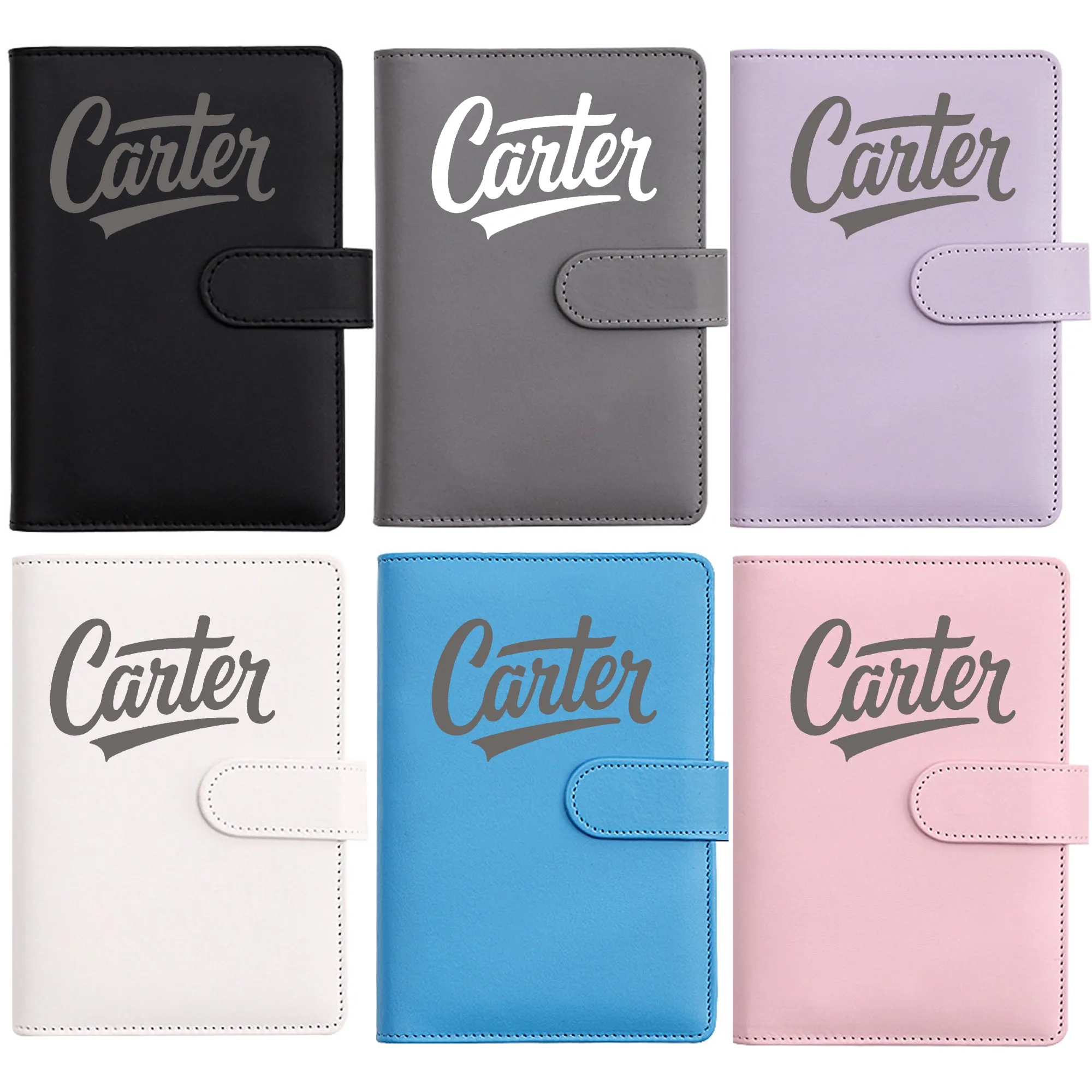 Macaron A6PU Leather Loose-Leaf Notebook 4