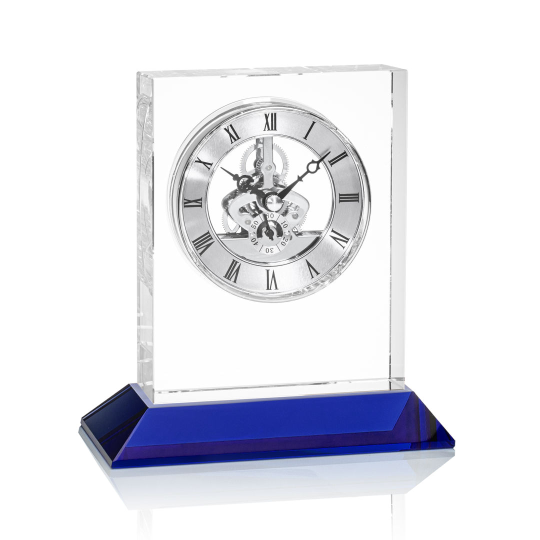 Ashland Clock on Base - Silver Dial 3