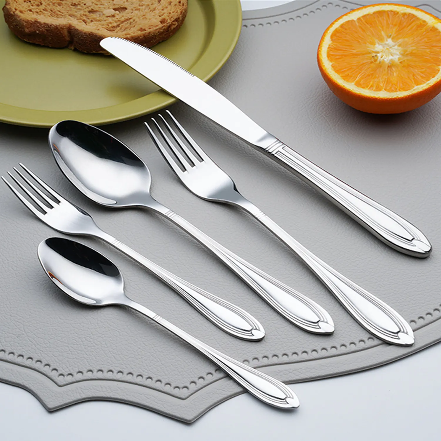 Stainless Steel Cutlery Set Of 5 2
