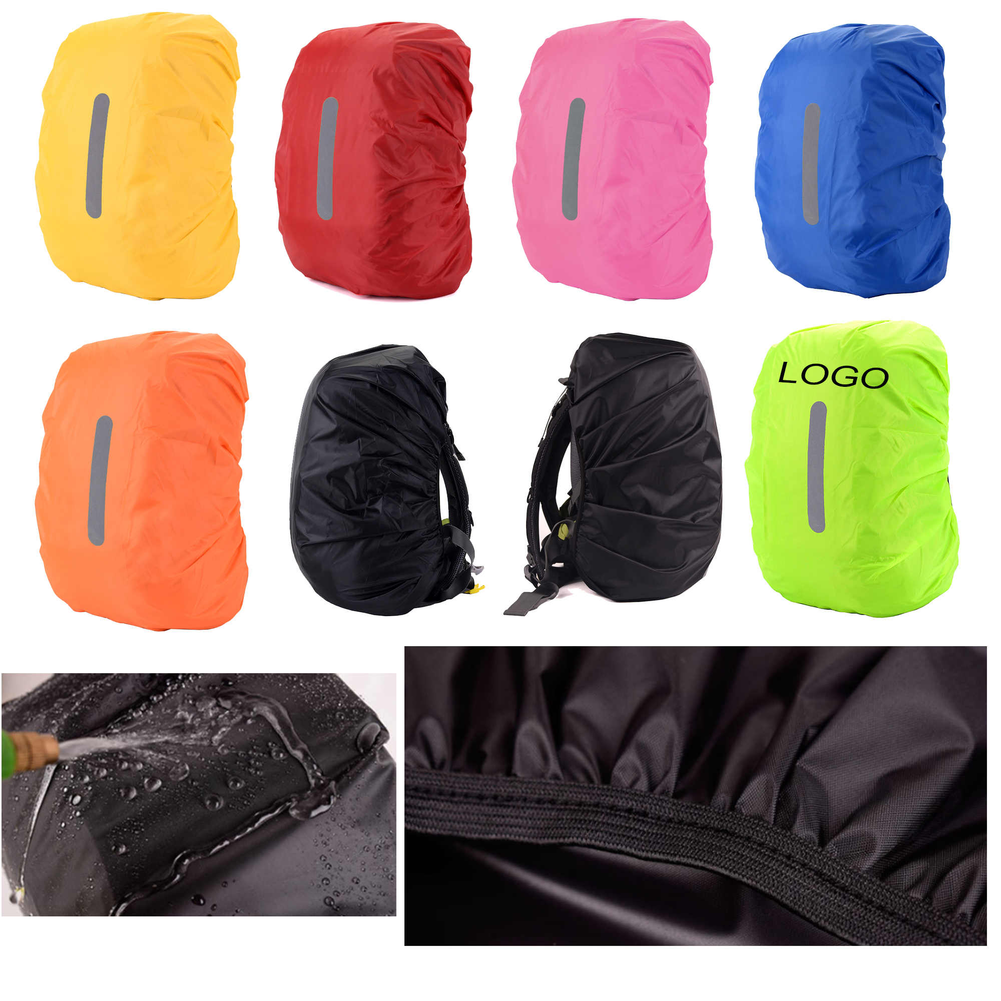 MOQ100 Backpack Waterproof Cover 1