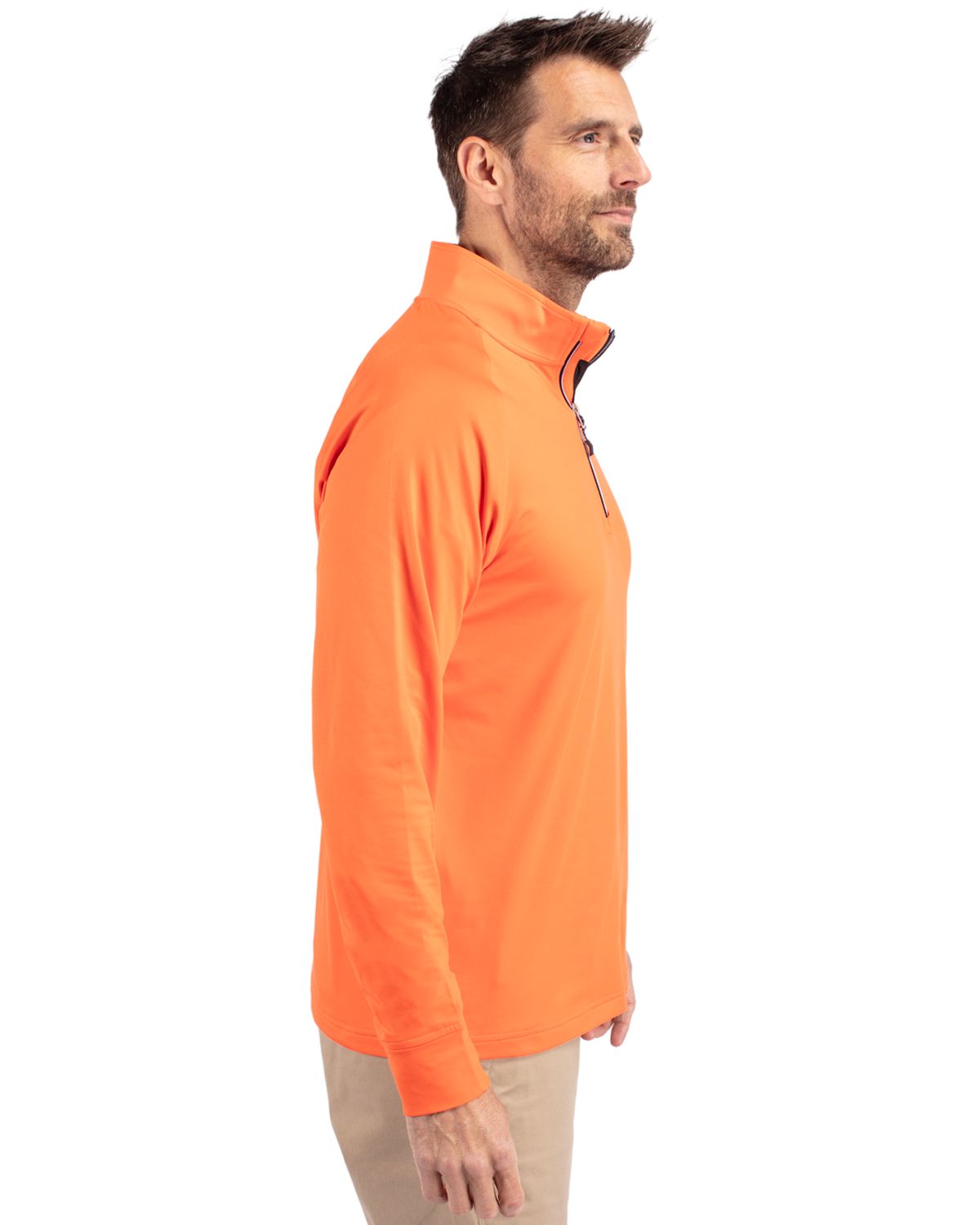 Cutter & Buck Adapt Recycled Soft Knit Stretch  Mens Quarter Zip Pullover 197