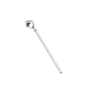 Reusable Stainless Steel Straws With Flower Spoon Set 8