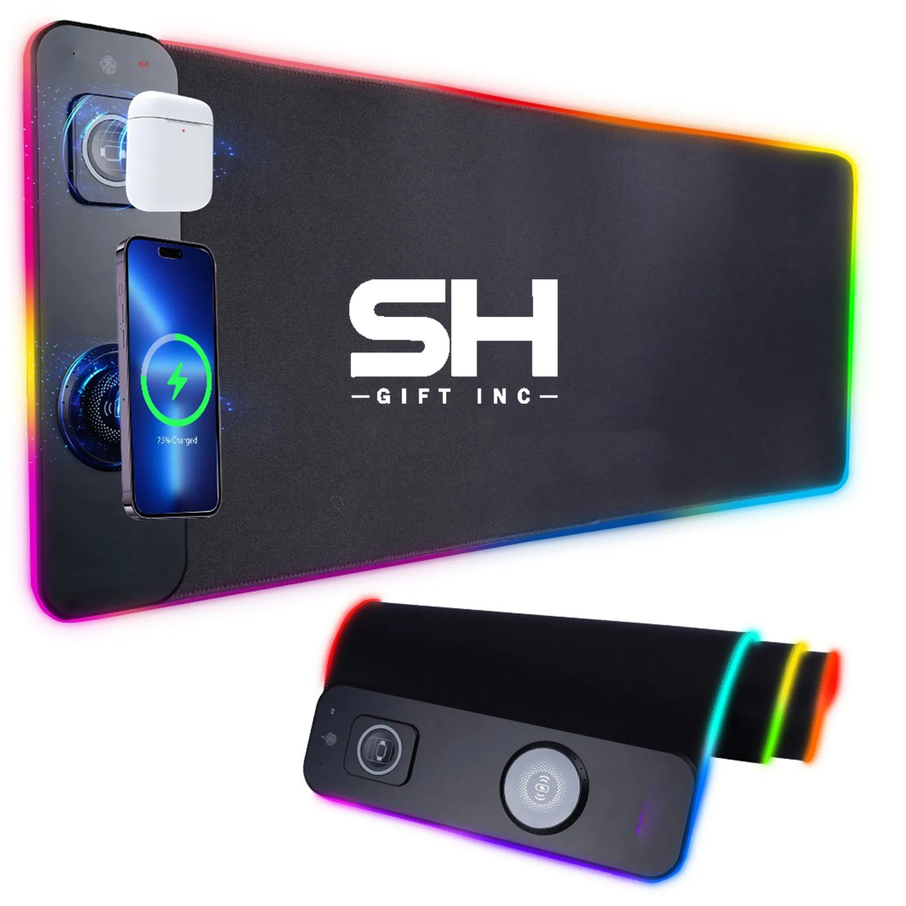 Magnetic Luminescent Wireless Charging Mouse Pad 3