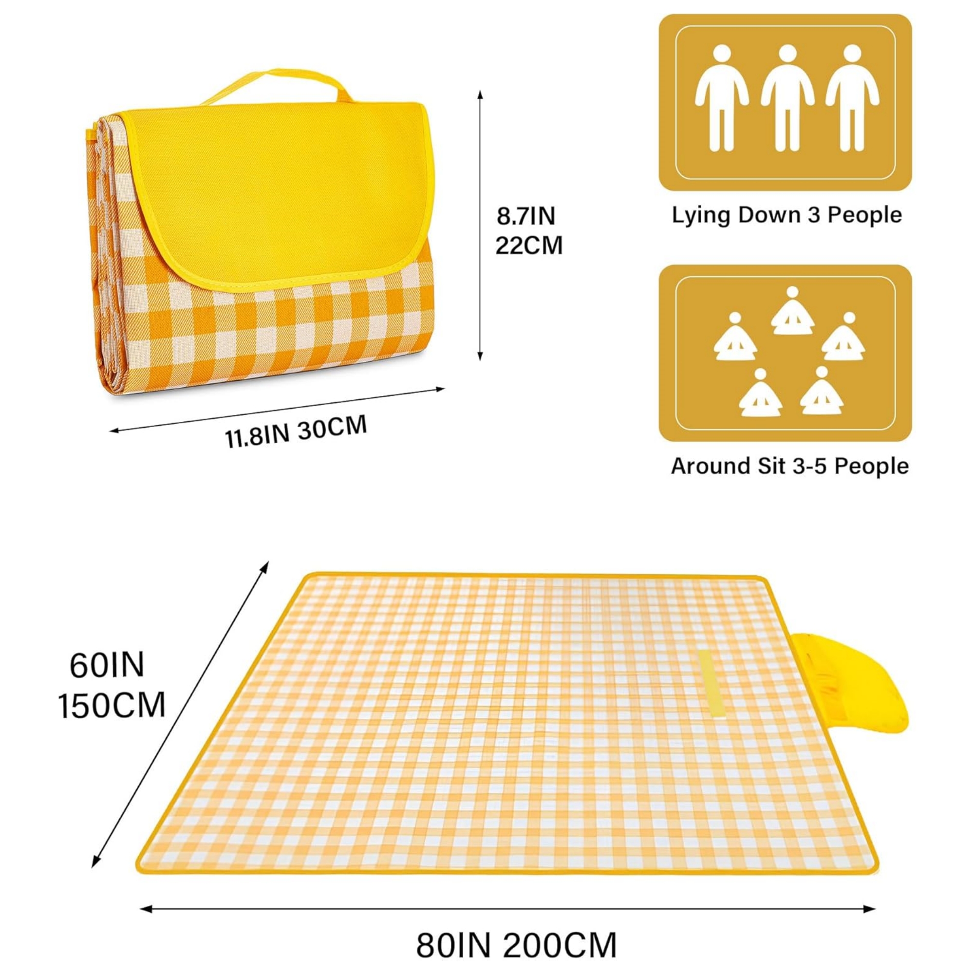 Plaids Picnic Blankets 60"x80" 2